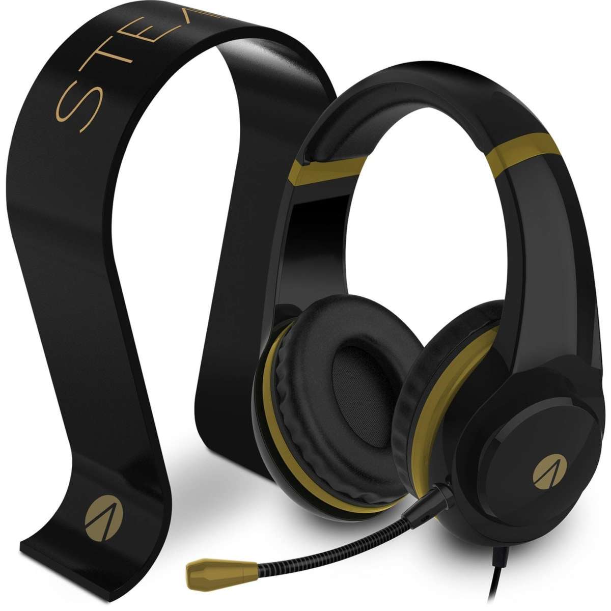 Stealth Gaming Headset with Stand Gold Edition Woolworths