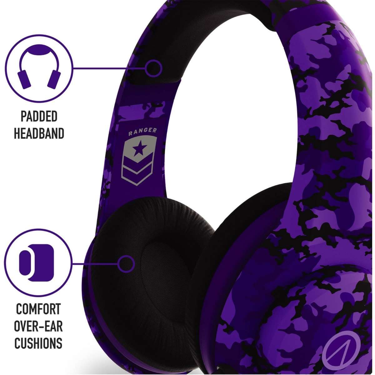 Stealth Ranger Gaming Headset - Royal Camo | Woolworths