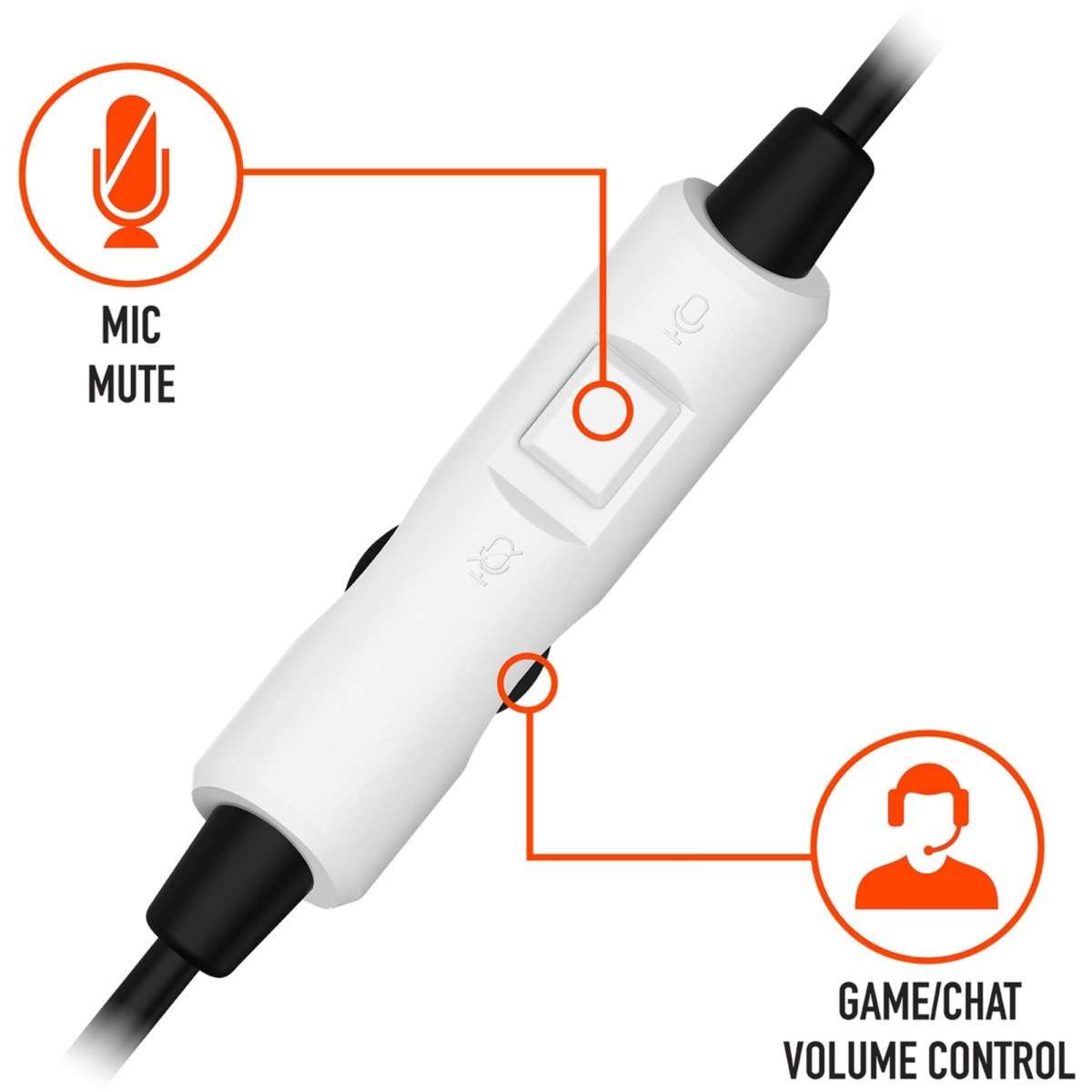 Stealth Gaming Headset Metallic Abstract Orange Woolworths