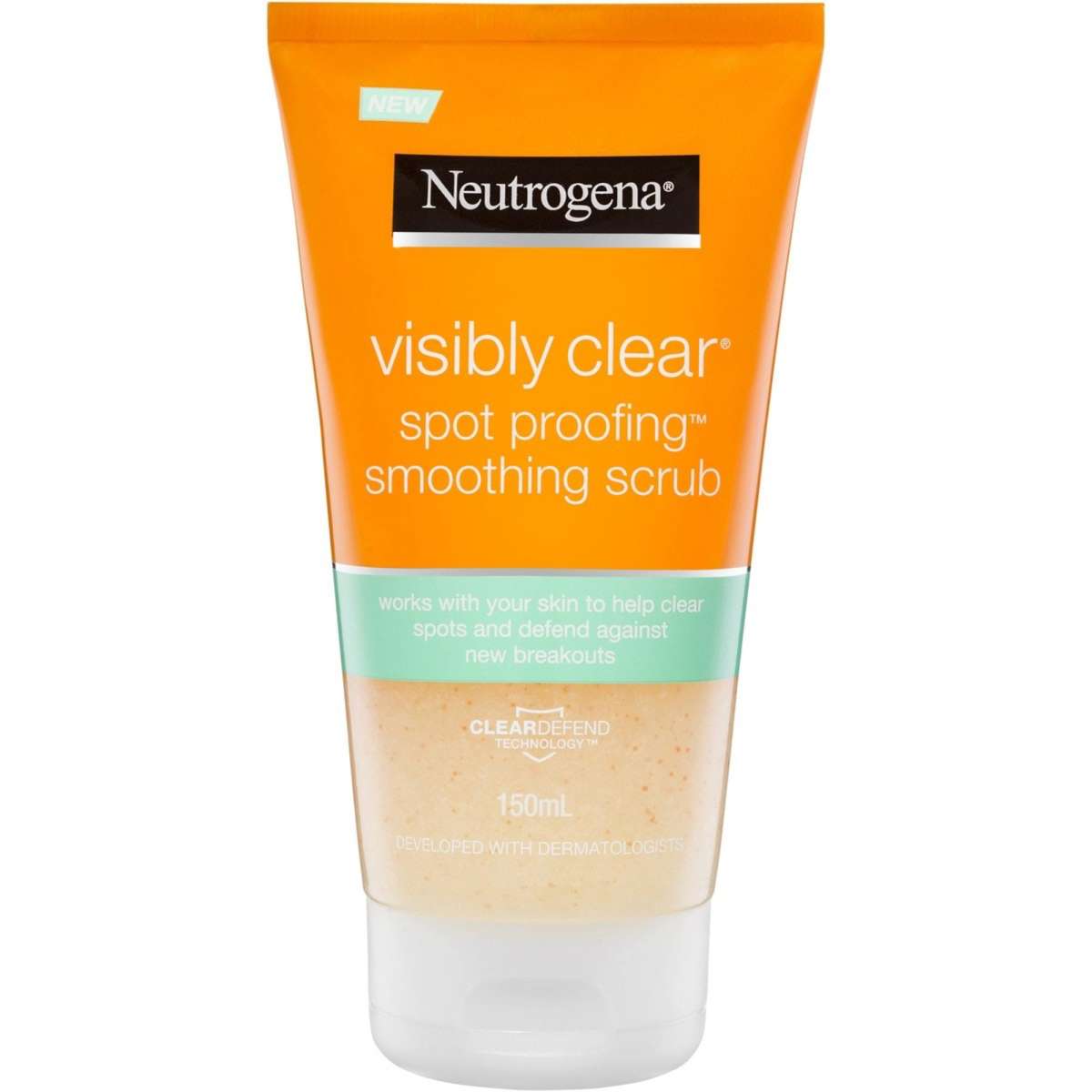 Neutrogena Visibly Clear Spot Proofing Smoothing Scrub 150mL Woolworths