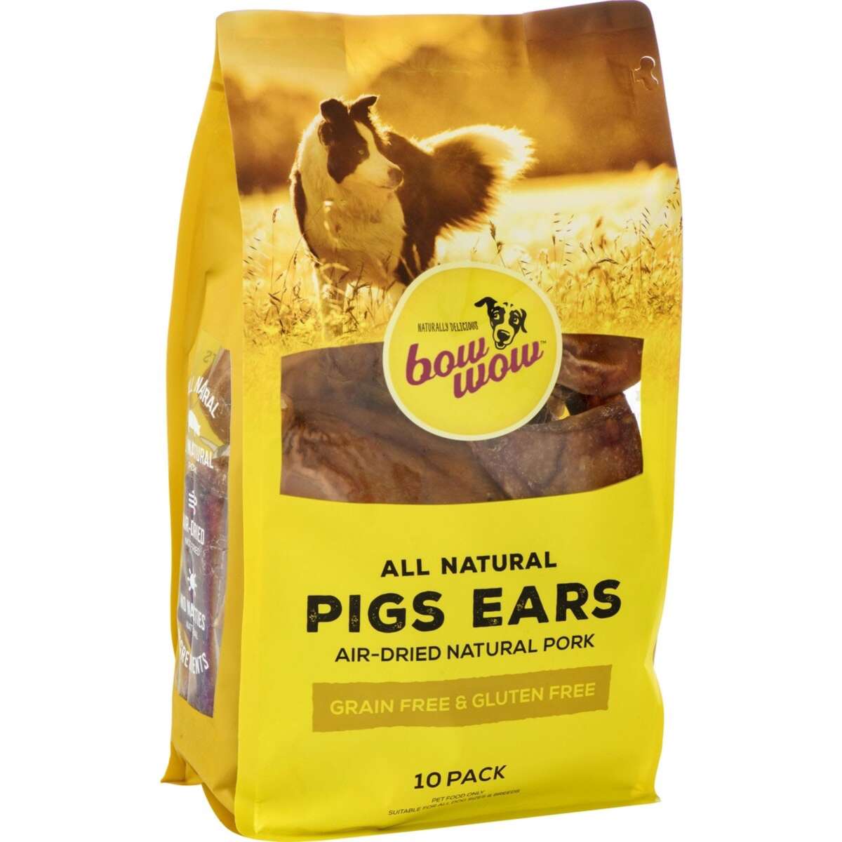 Bow Wow Pigs Ears 10 Pack Woolworths