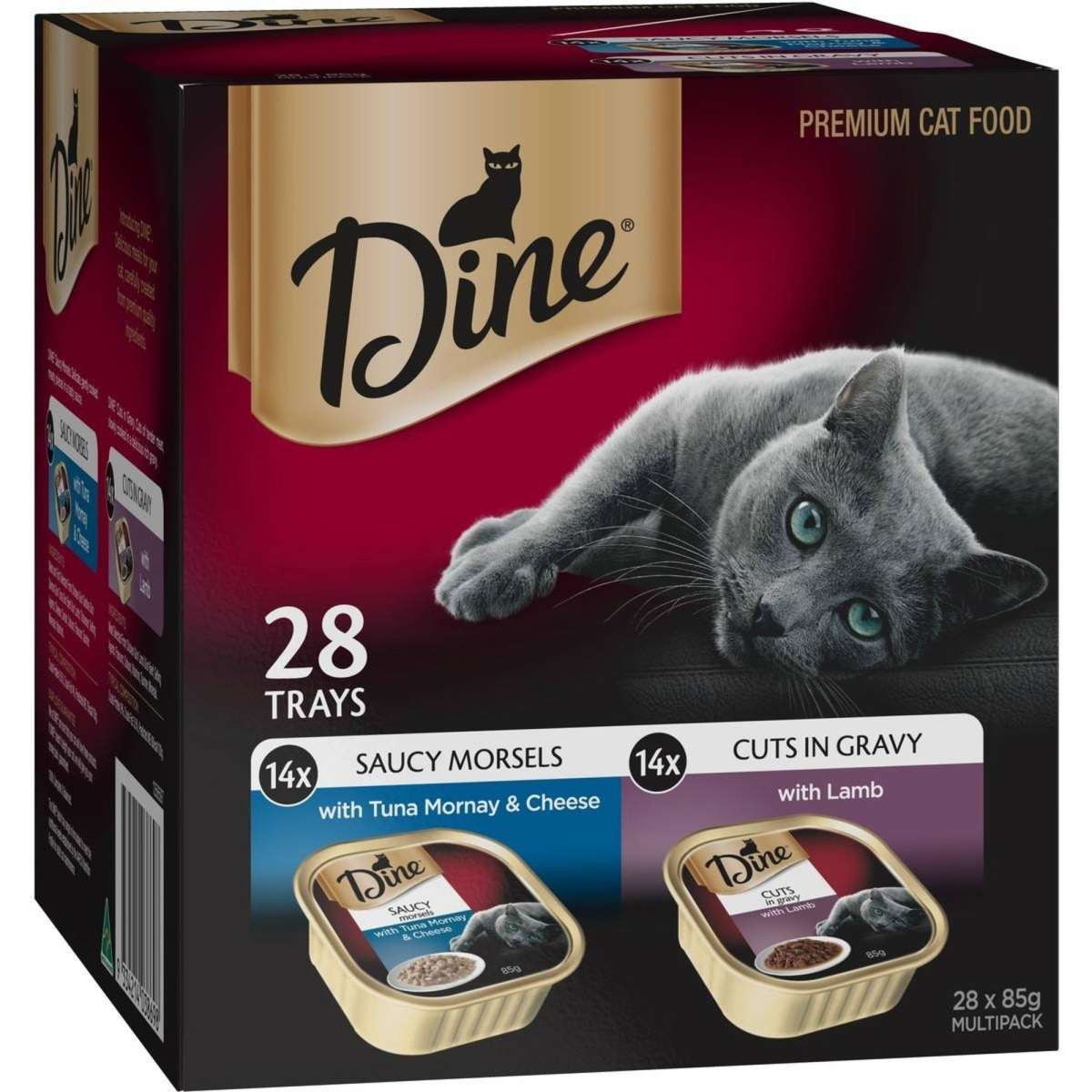 dine-cat-food-tray-varieties-28-pack-x-85g-woolworths