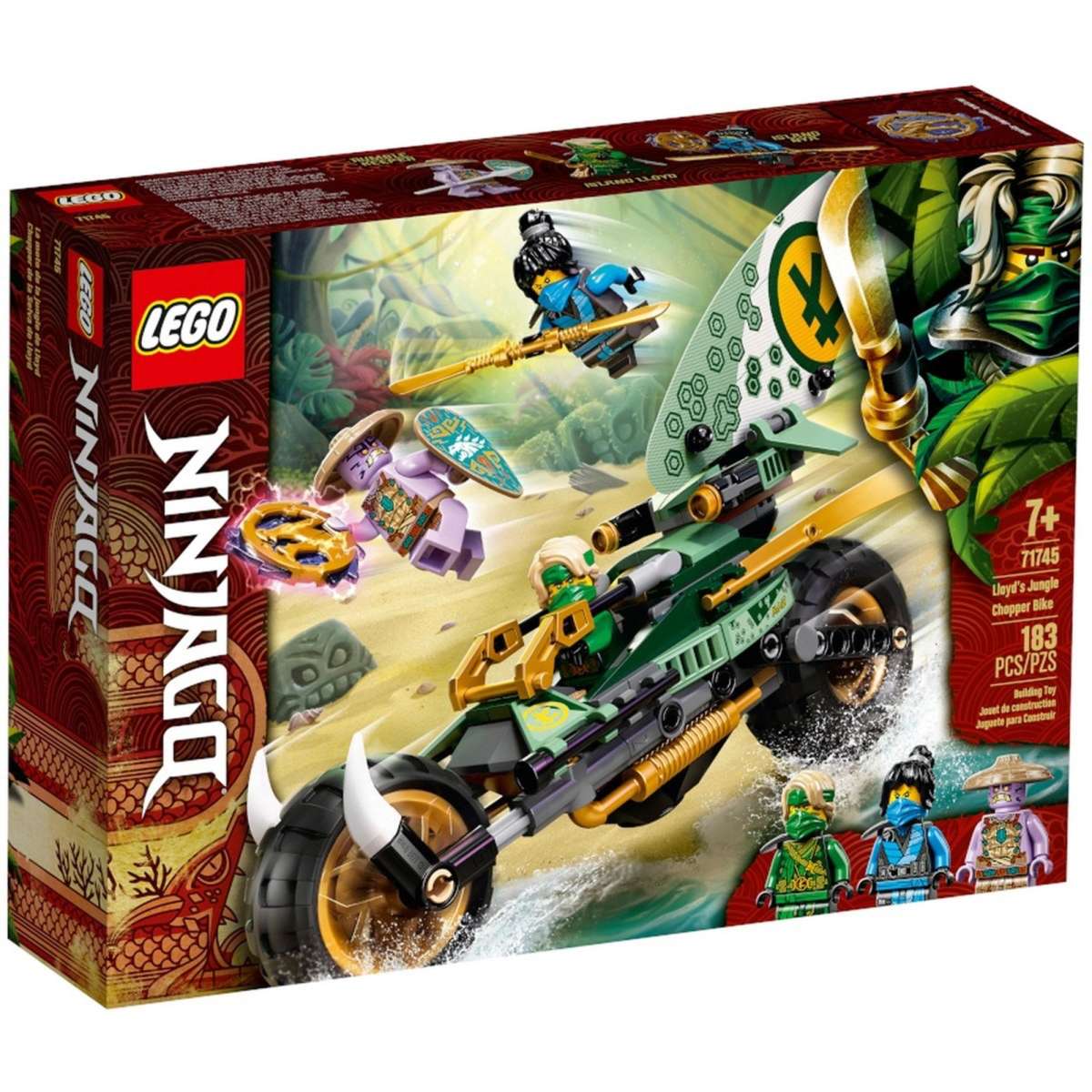 LEGO Ninjago Lloyd's Jungle Chopper Bike 71745 1EA | Woolworths