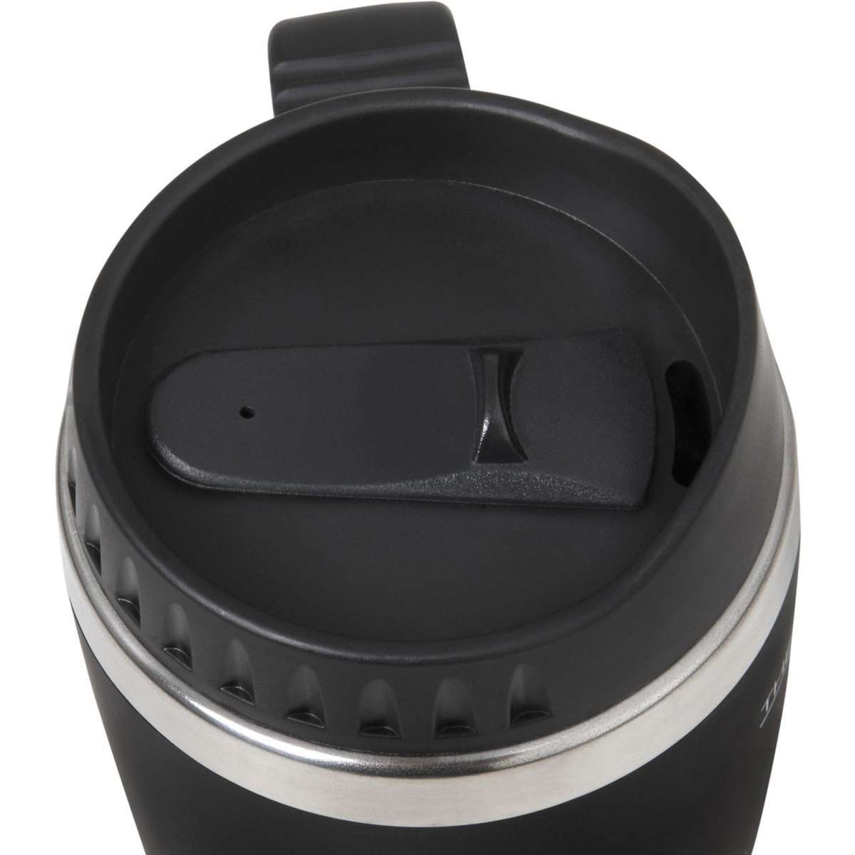 THERMOcafé™ Stainless Steel Double Wall Travel Mug 450mL Blue trim