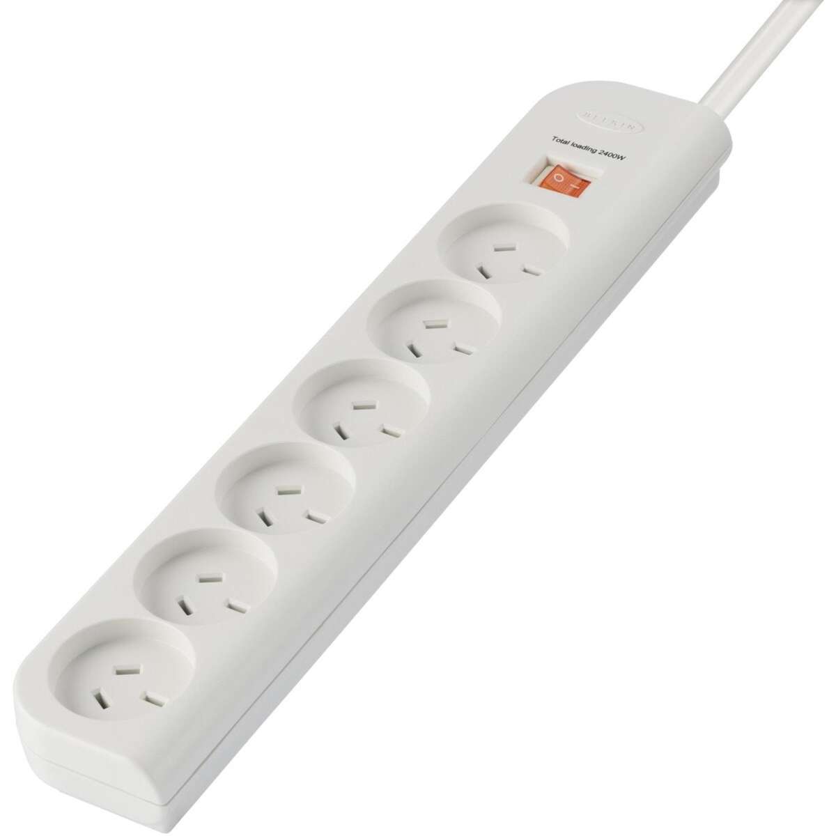 Belkin 6-Outlet Economy Surge Protector | Woolworths