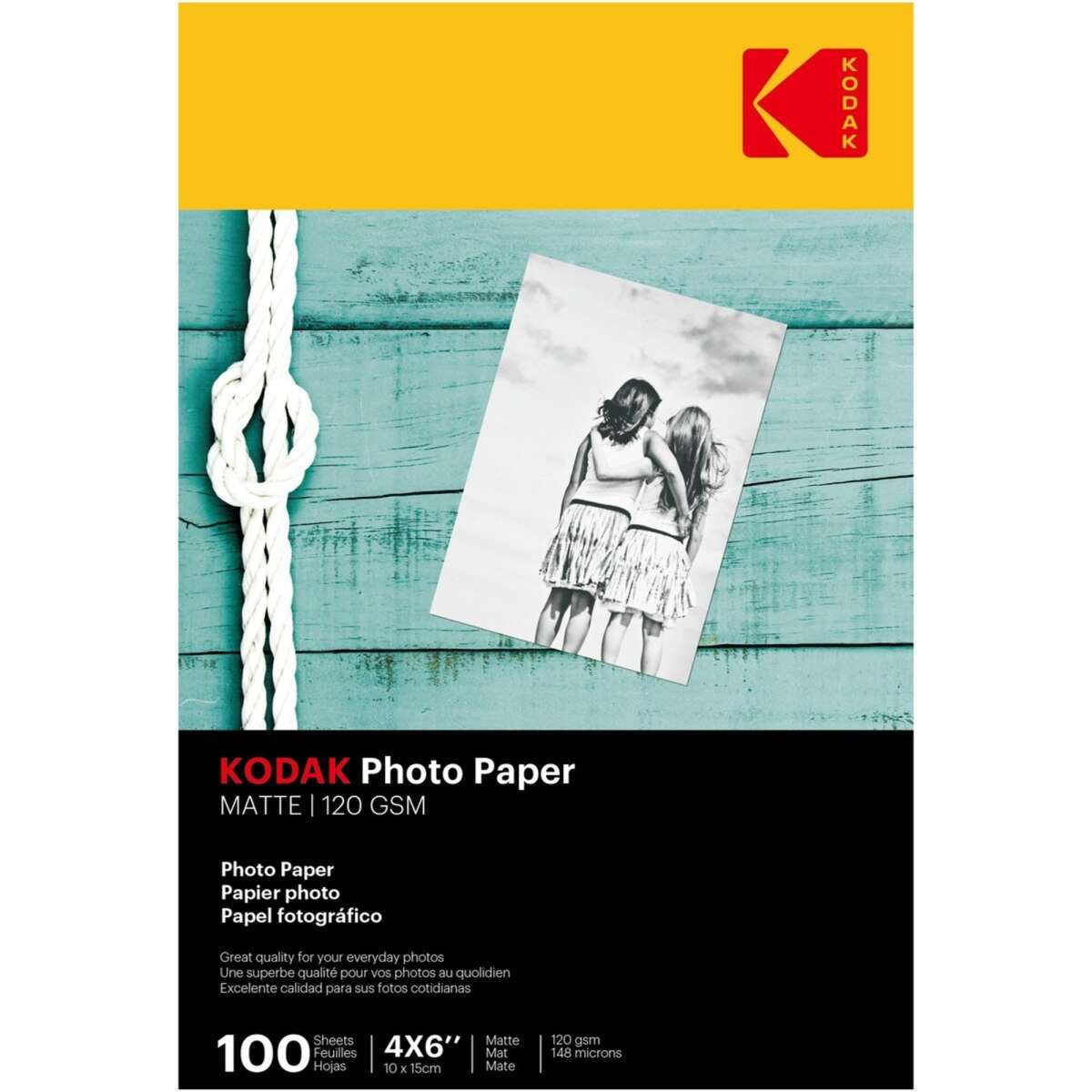 Kodak 4R Matte Photo Paper 100 Sheets Woolworths