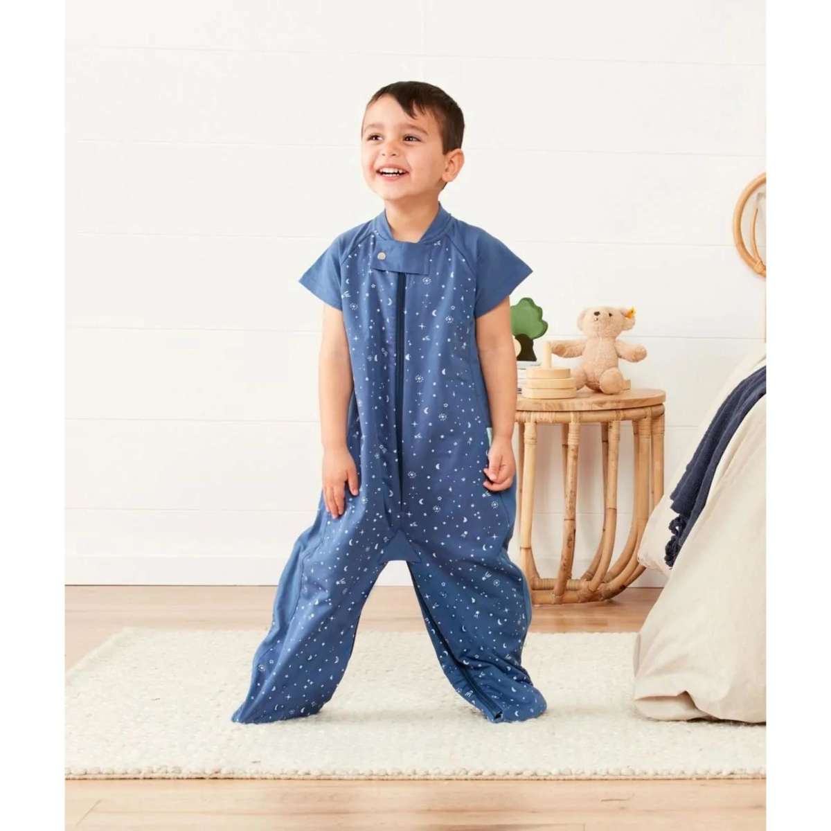 ergoPouch Organic Cotton Sleep Suit Bag 1.0 TOG for 824 Months Babies Night Sky Woolworths