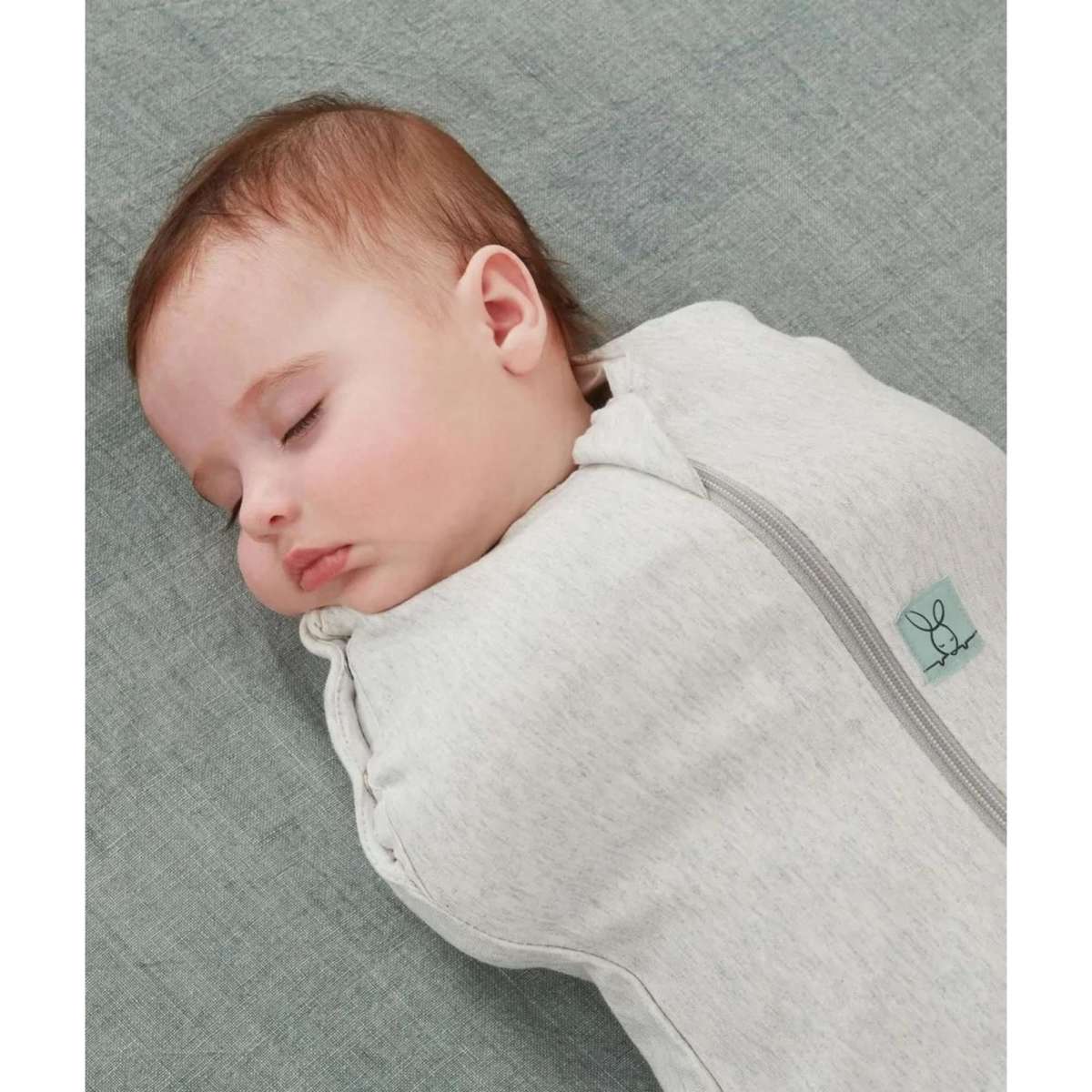 ergoPouch Cocoon Swaddle Bag 0.2 TOG for 03 Months Babies Grey Marle