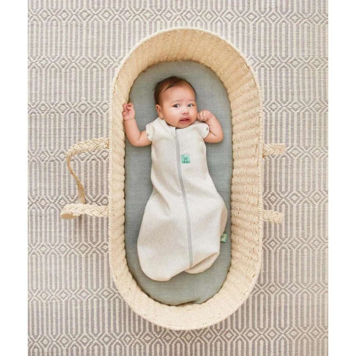 ergoPouch Cocoon Swaddle Bag 0.2 TOG for 03 Months Babies Grey Marle Woolworths