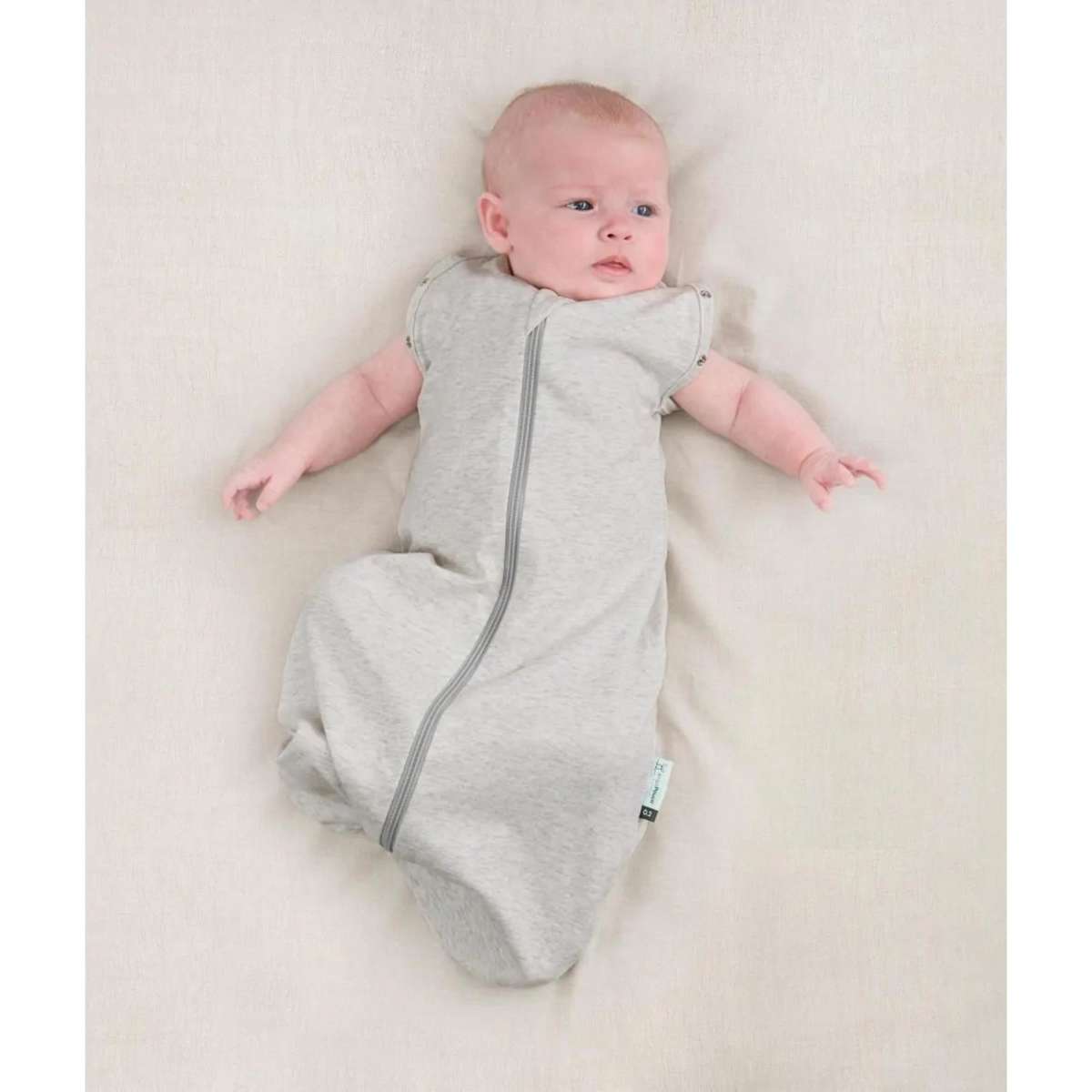 ergoPouch Cocoon Swaddle Bag 1.0 TOG for 612 Months Babies Grey Marle