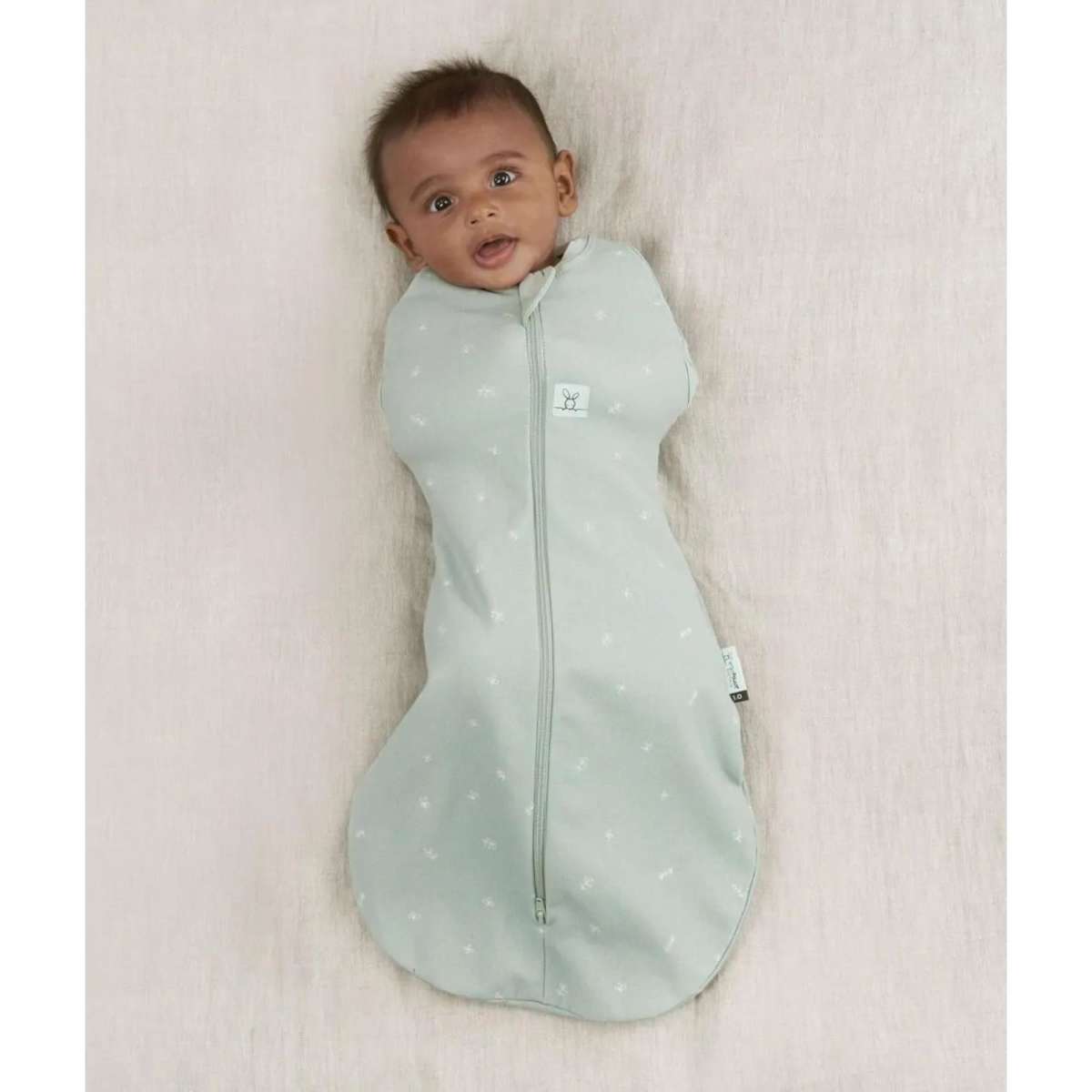 ergoPouch Cocoon Swaddle Bag 0.2 TOG for 03 Months Baby Sage Woolworths