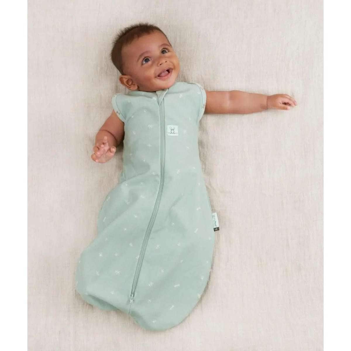 ergoPouch Cocoon Swaddle Bag 0.2 TOG for 612 Months Baby Sage Woolworths