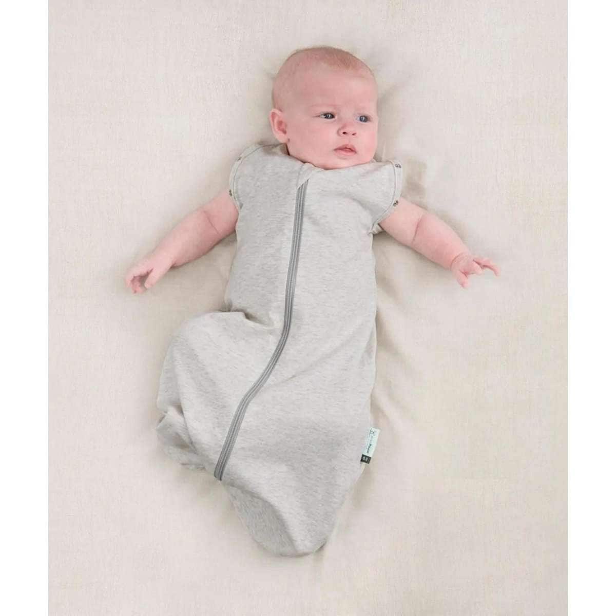 ergoPouch Cocoon Swaddle Bag 1.0 TOG for 03 Months Baby Grey Marle