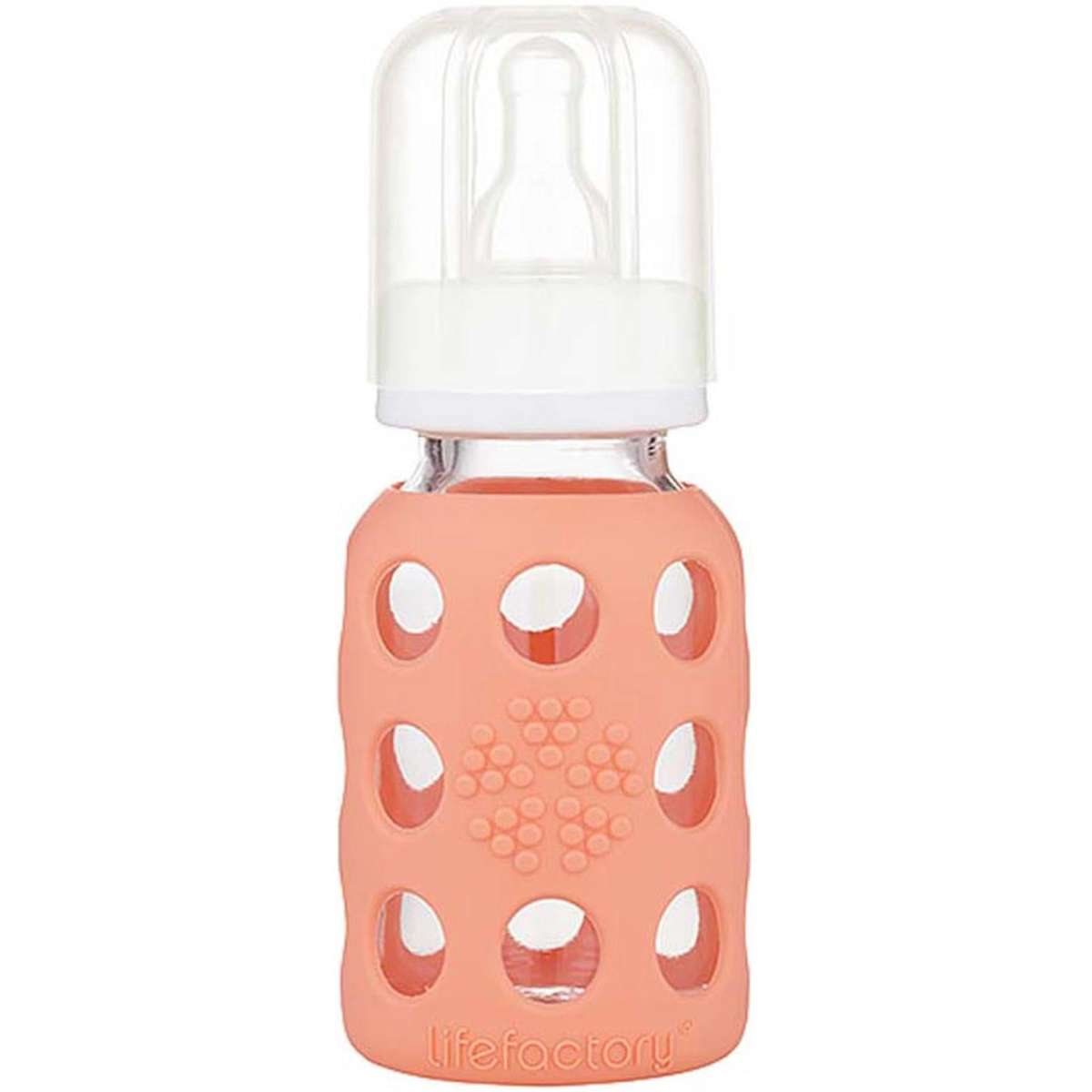 Thermos Lifefactory Baby Bottle (Cantaloupe) 120mL Woolworths