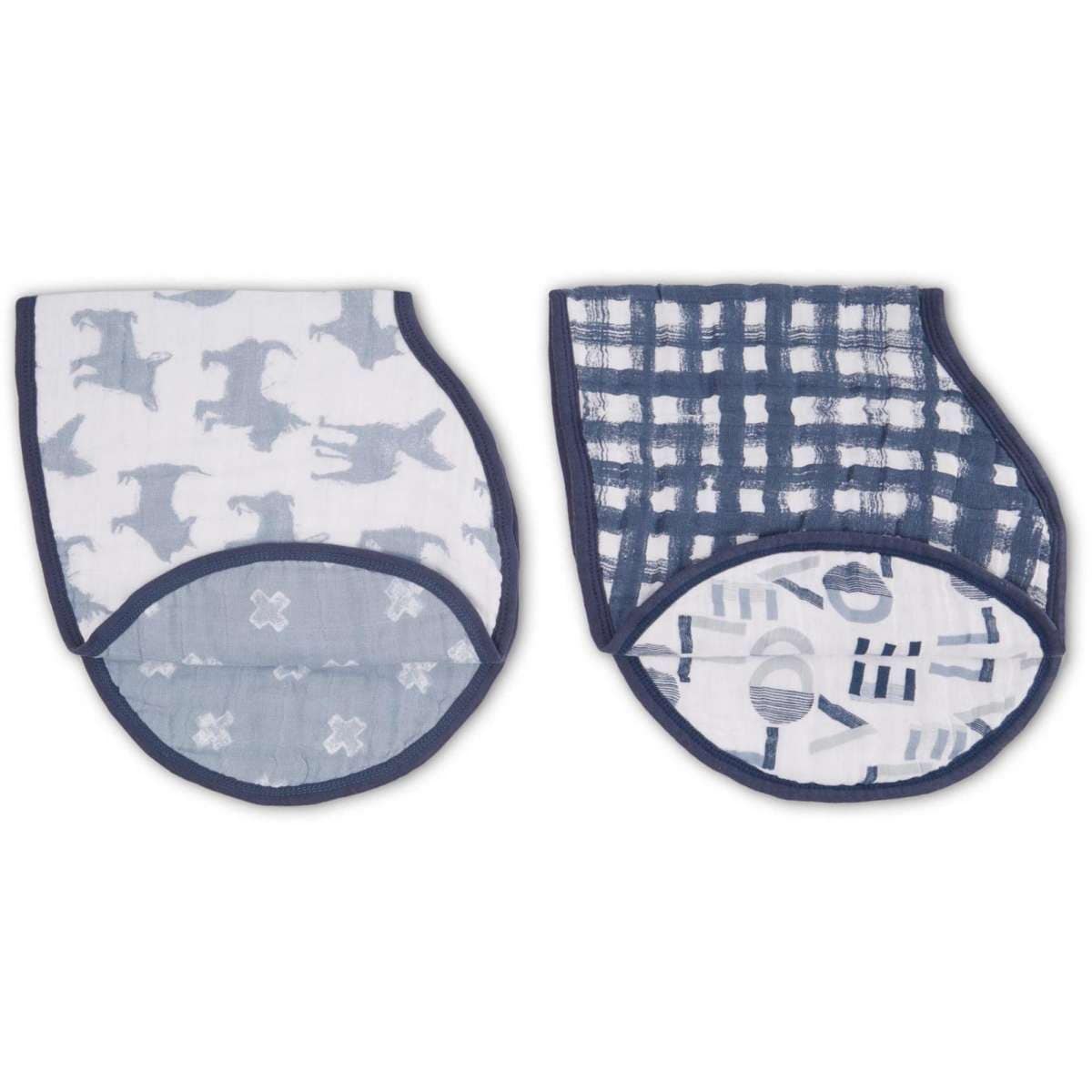 aden + anais Classic Burpy Bib, 2 Pack (Waverly) 23x60cm Woolworths