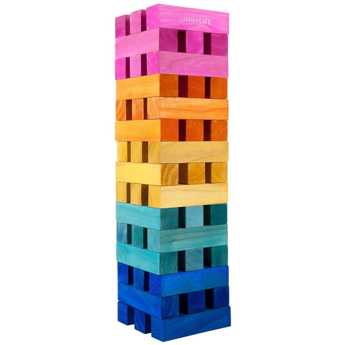 Sunnylife Mega Jumbling Tower Multi 18x18x68.5cm | Woolworths