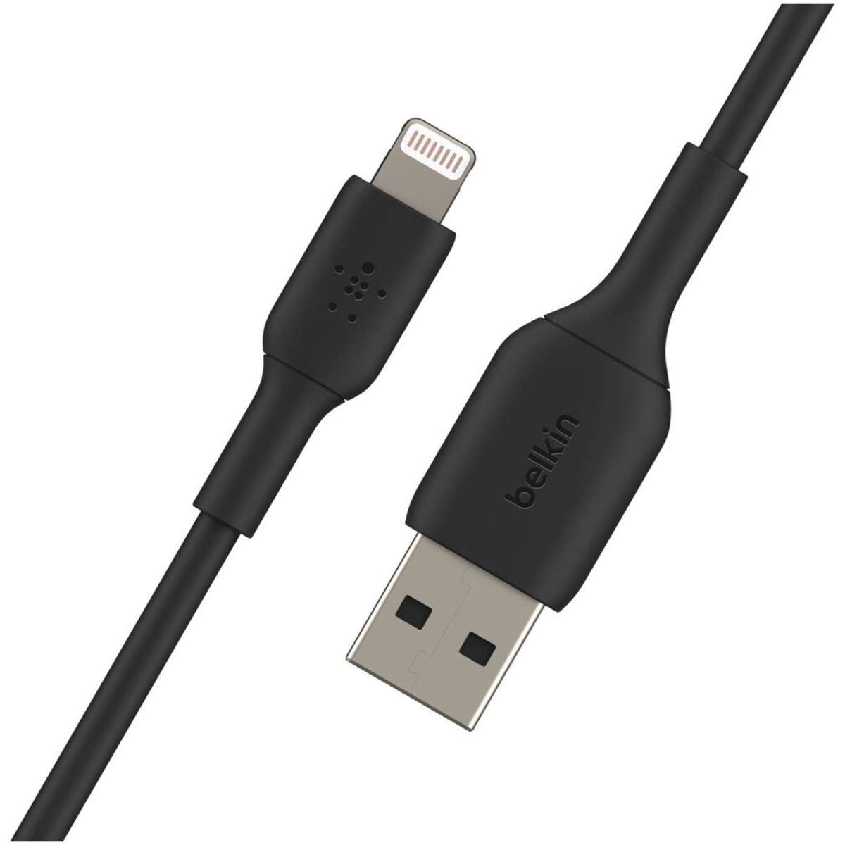 Belkin Boost Charge Lightning to USB-A Cable 1m - Black | Woolworths