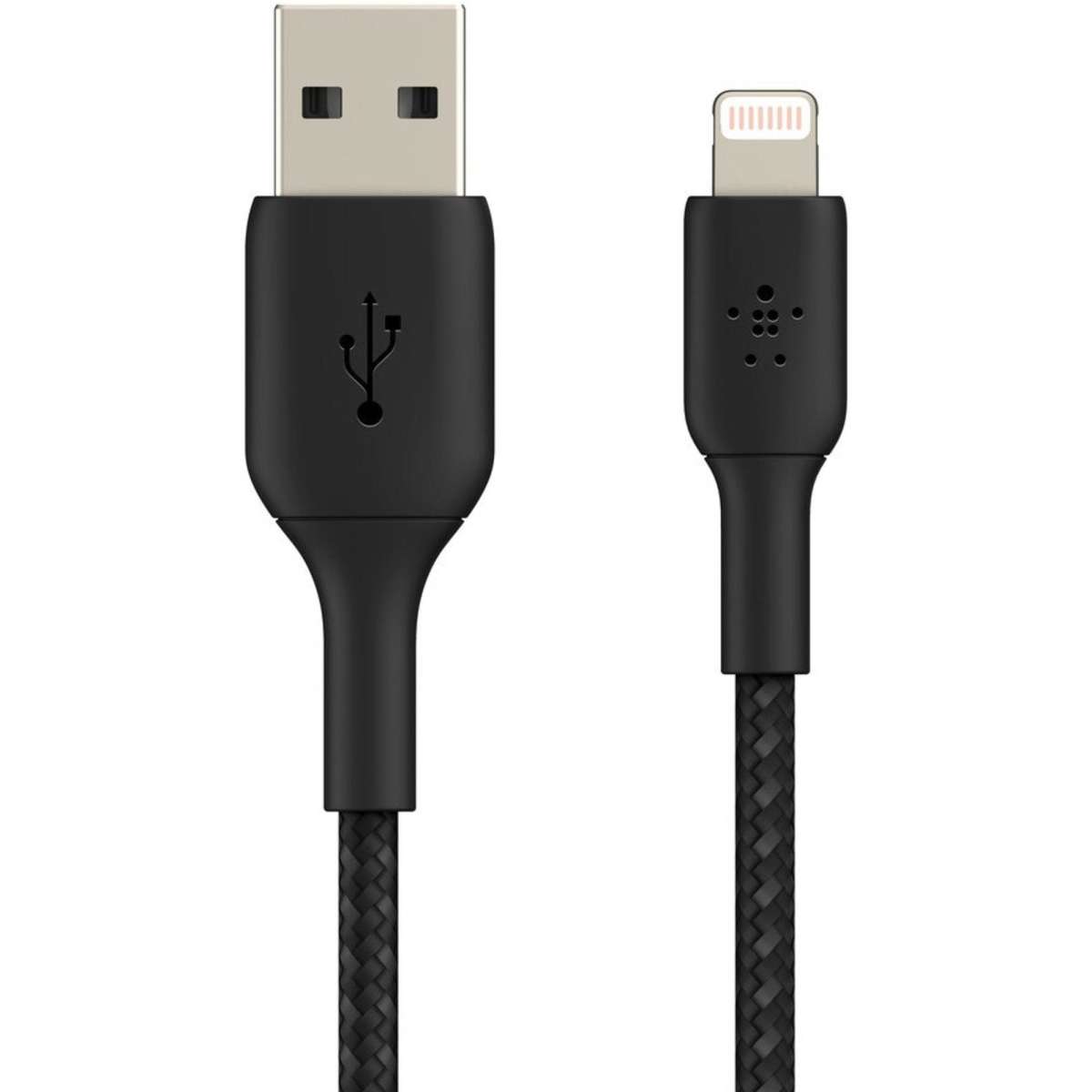 Belkin Â Boost Charge Lightning to USBA Braided Cable 2m Black