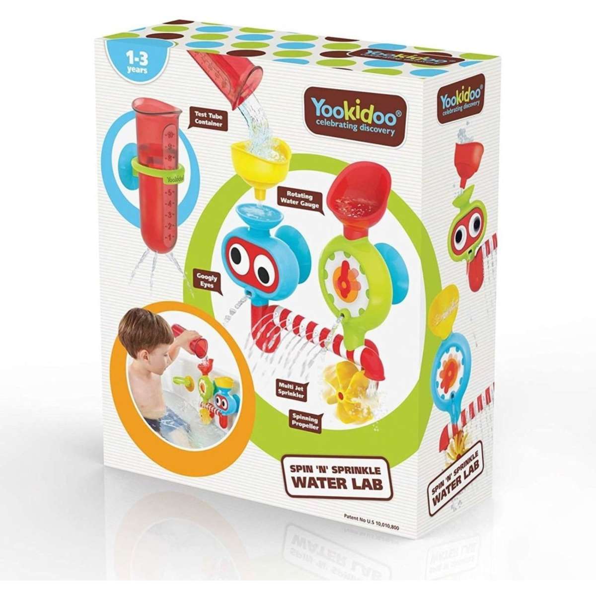 Yookidoo Spin N Sprinkle Water Lab Kids Bath Toy Woolworths