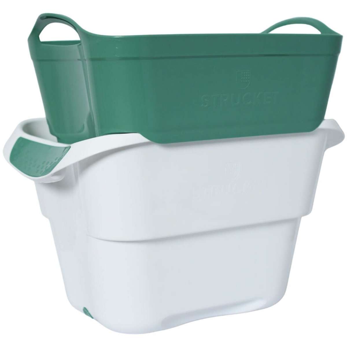 StrucketBucket w/ Strainer & Drainer Plug Sage 19L Woolworths