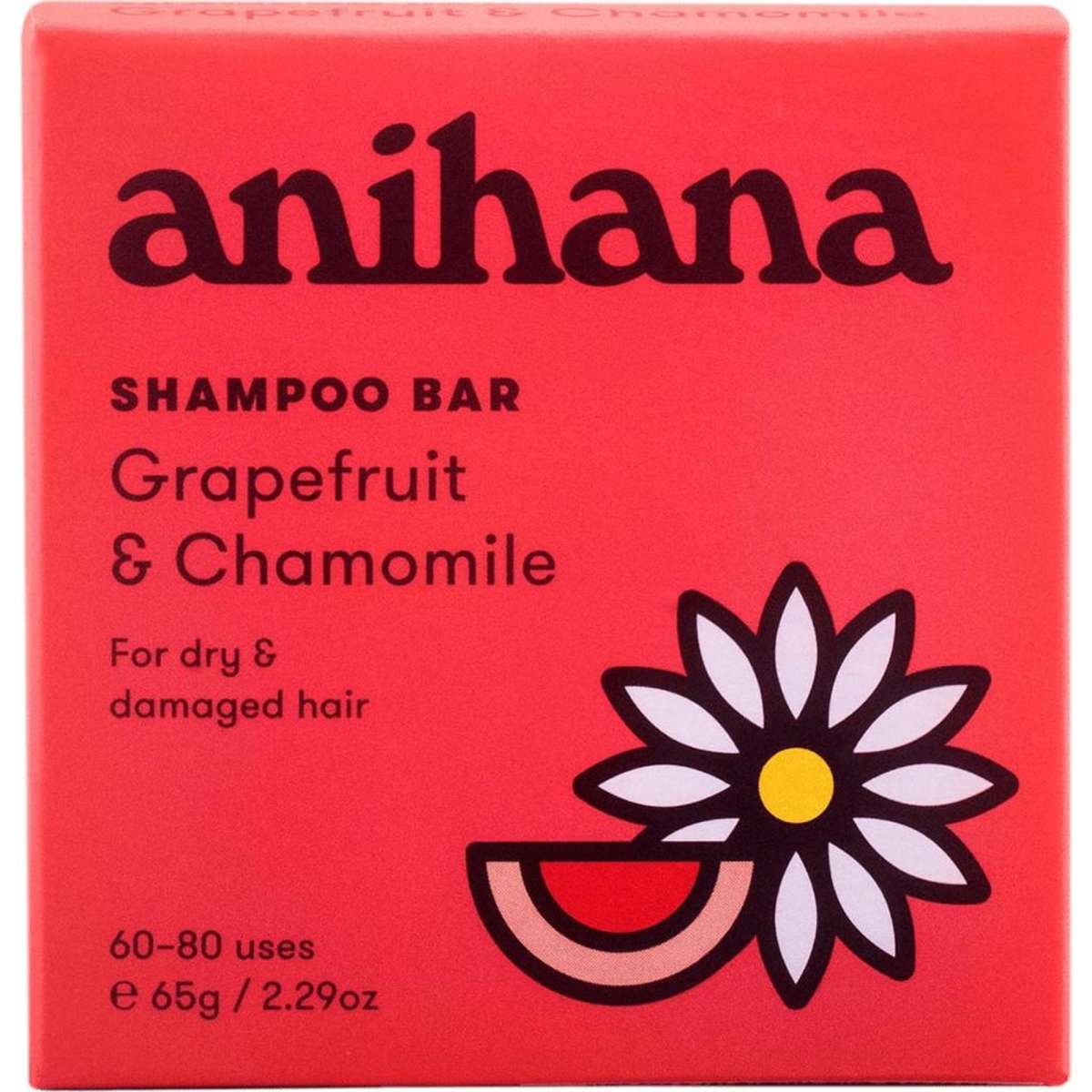 Anihana Shampoo Bar Grapefruit & Chamomile 65g Woolworths