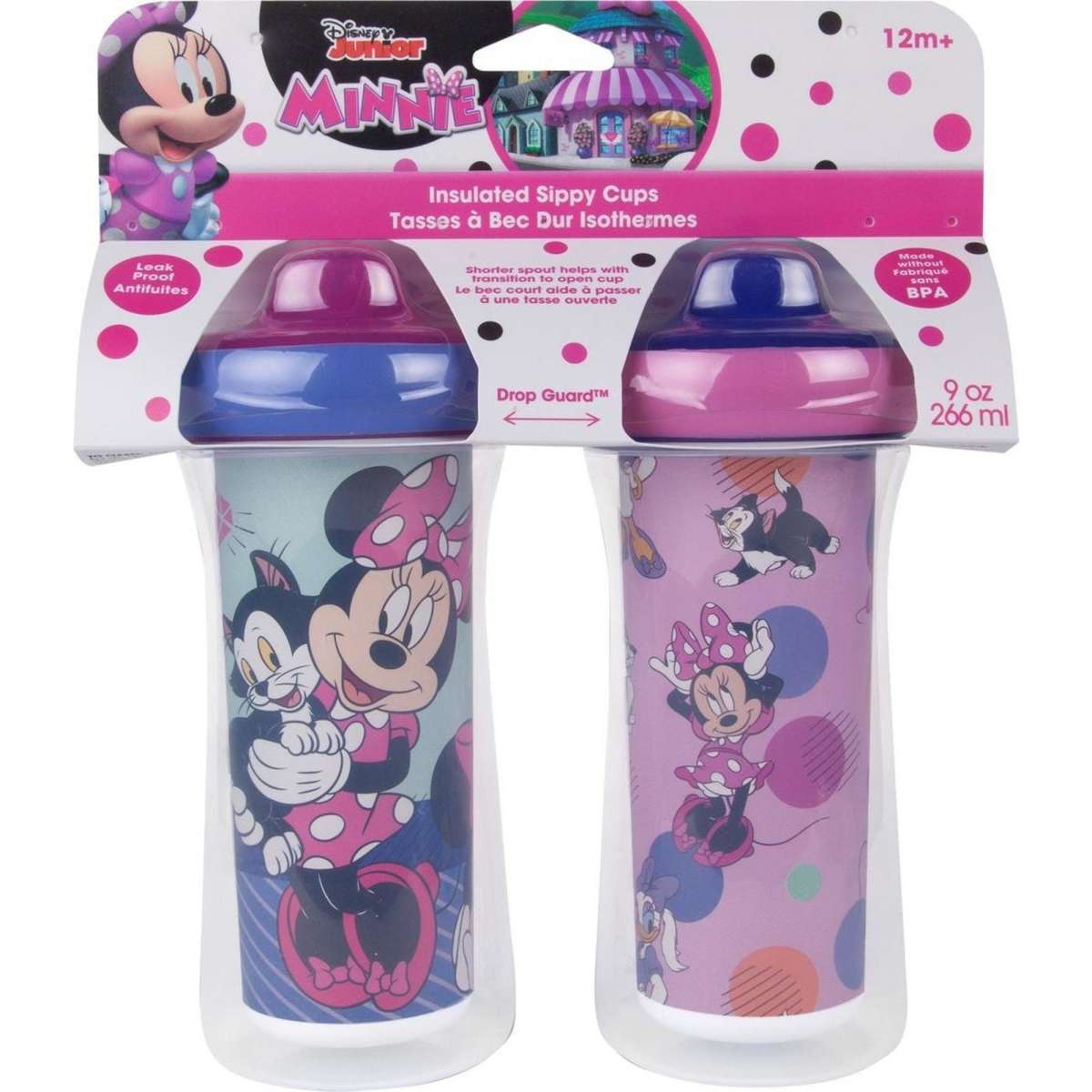 The First Years Minnie Insulated 9oz Sippy Cups 2 Pack Woolworths