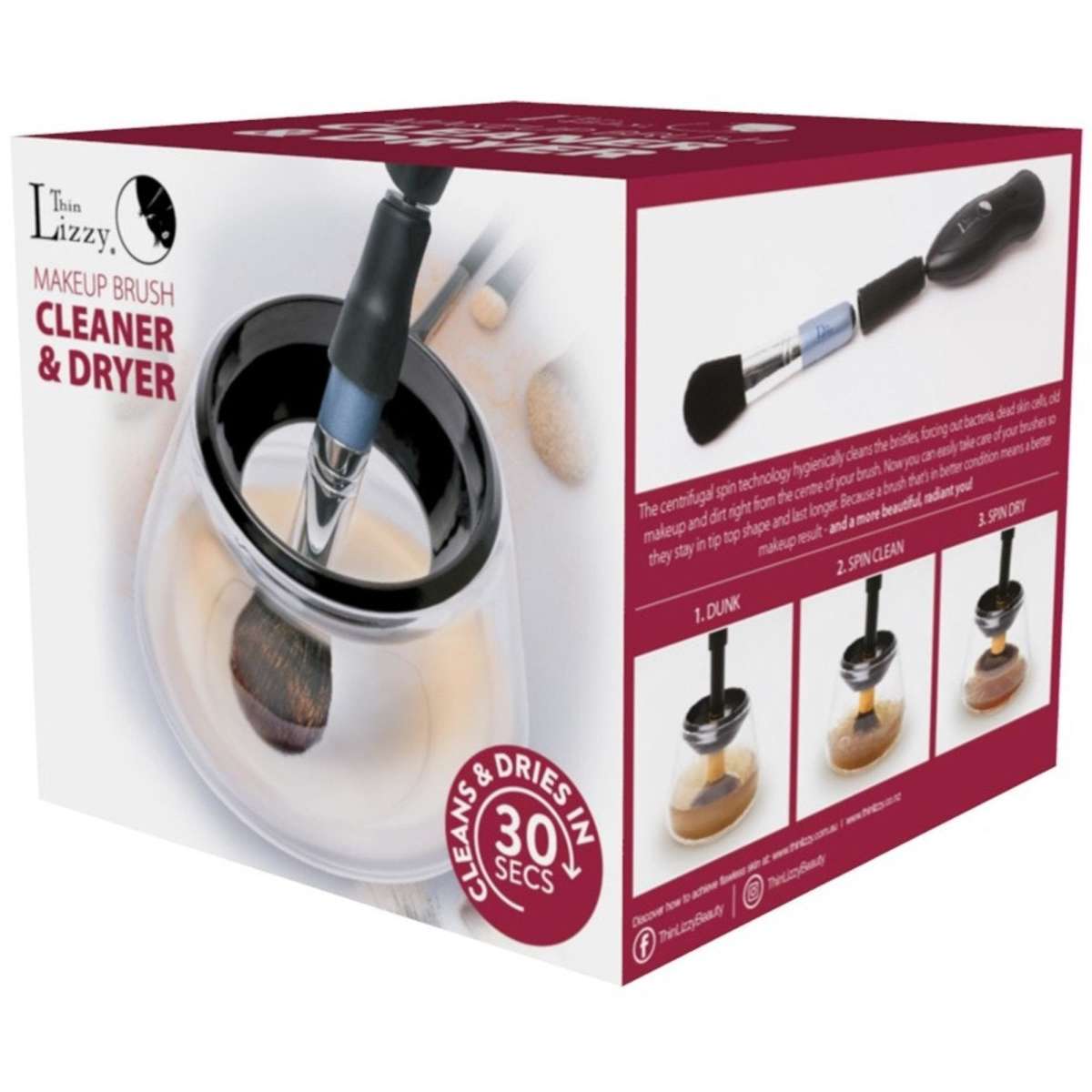 Thin Lizzy Makeup Brush Dryer & Cleaner Woolworths