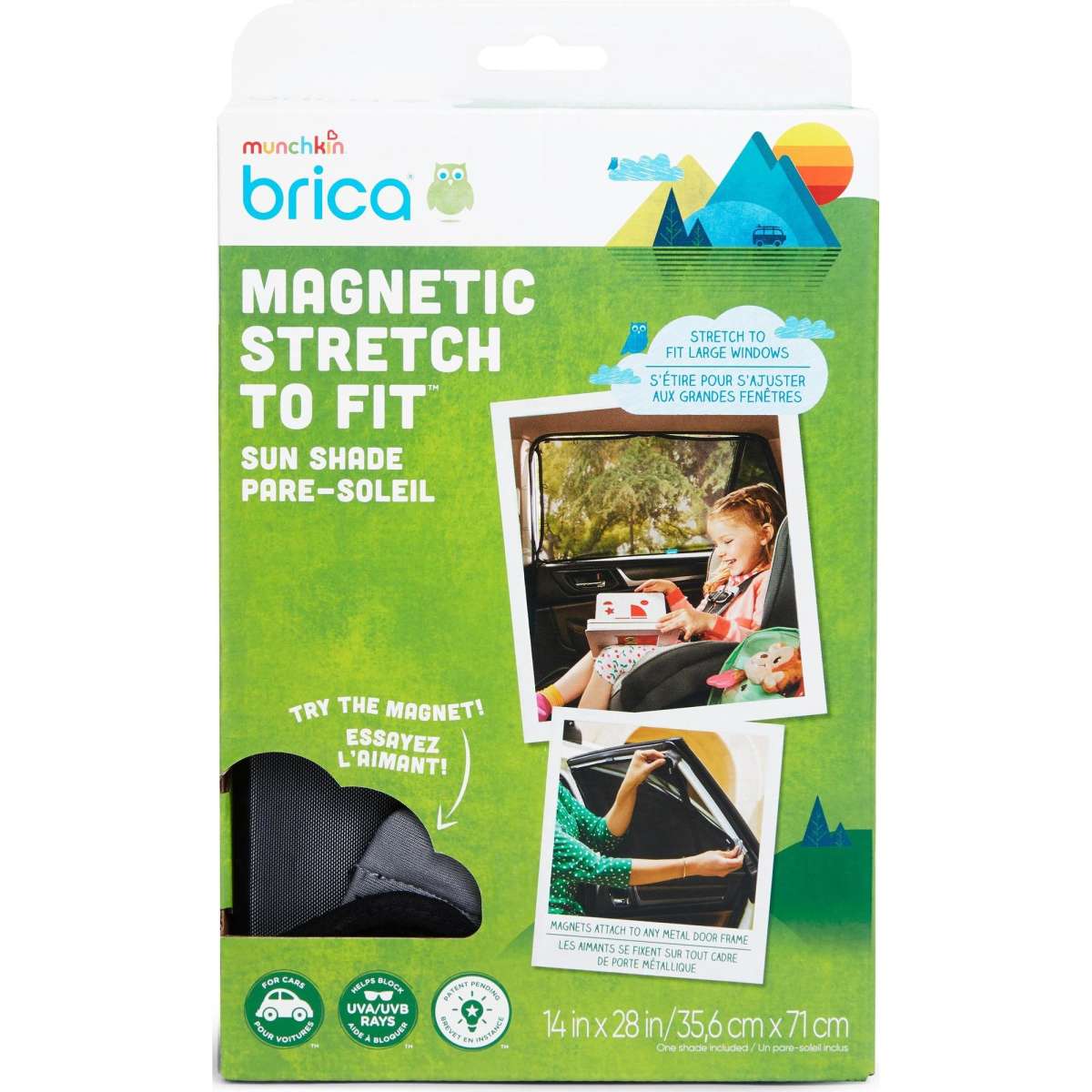 Brica Stretch To Fit Car Window Sun Shade 1Pk Woolworths