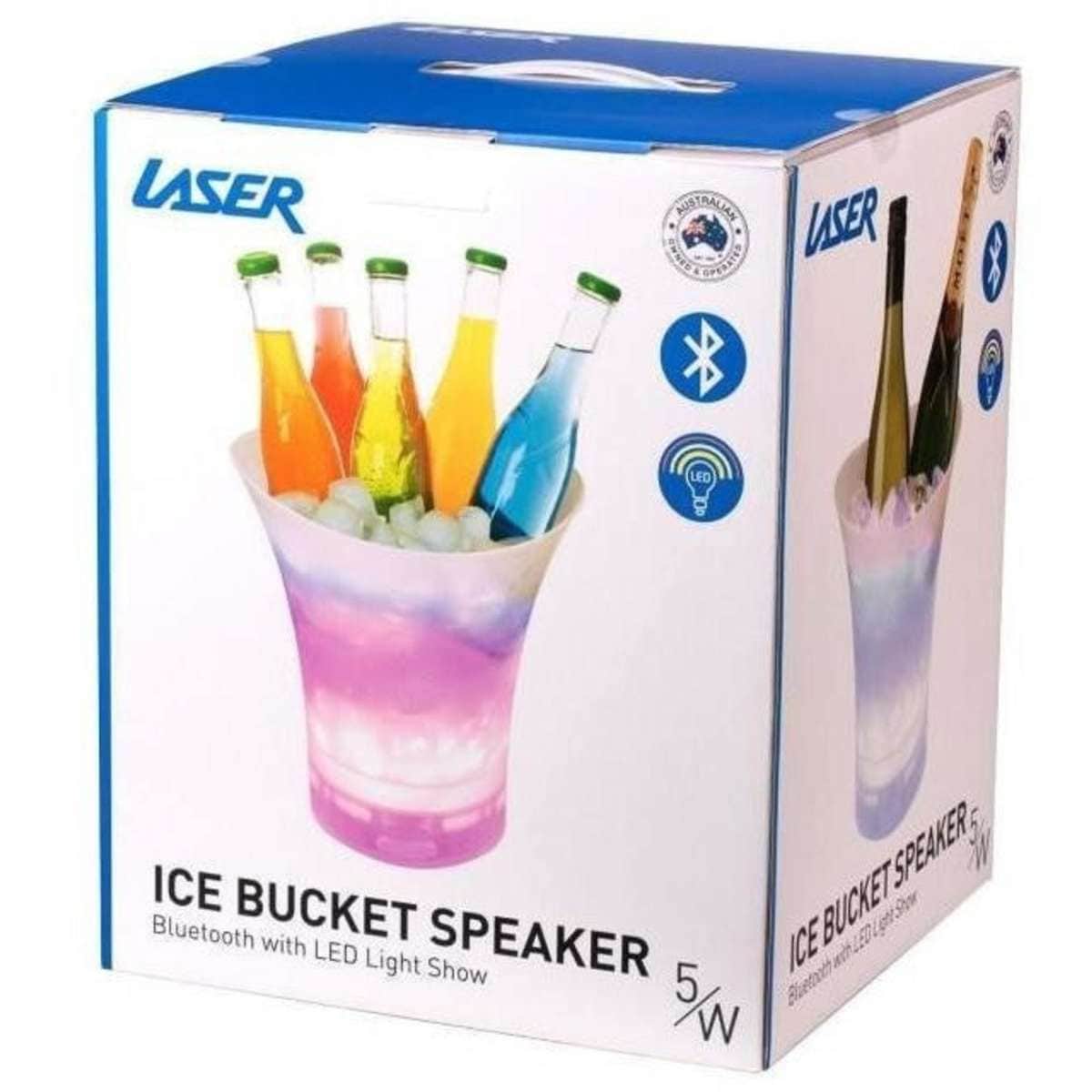Laser Portable LED Ice Bucket Speaker Woolworths