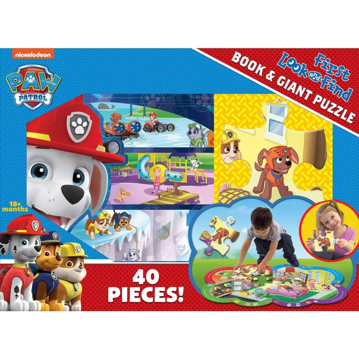 Paw Patrol First Look and Find Book and Giant Puzzle Woolworths