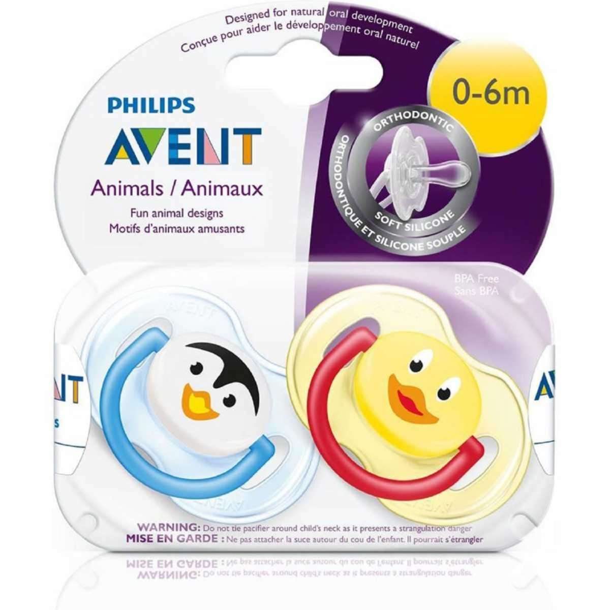 Philips Avent Classic Soother 06 Months 2 Pack (SCF182/23
