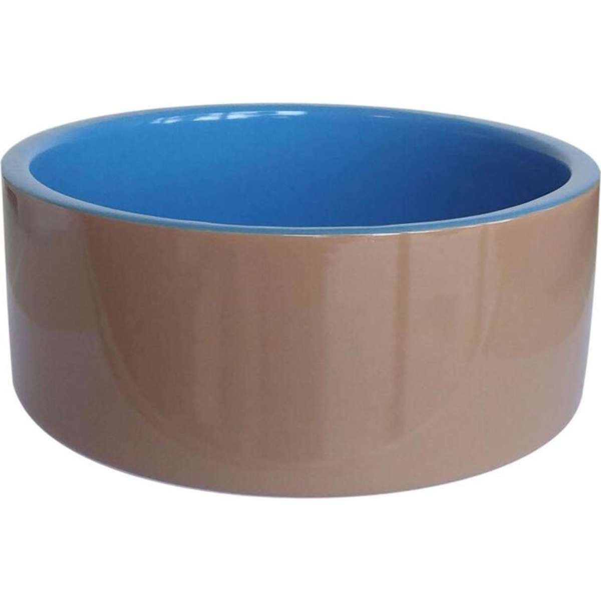 Deluxe Ceramic Pet Bowl Blue 17cm Woolworths