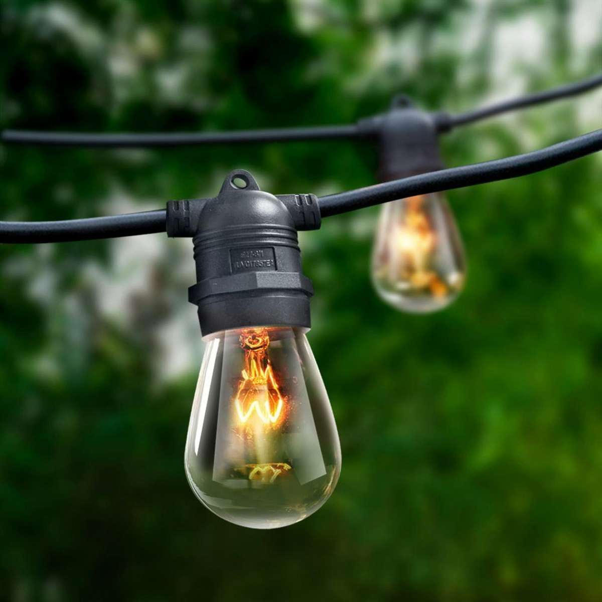 38m LED Festoon String Lights Outdoor Christmas Wedding Waterproof