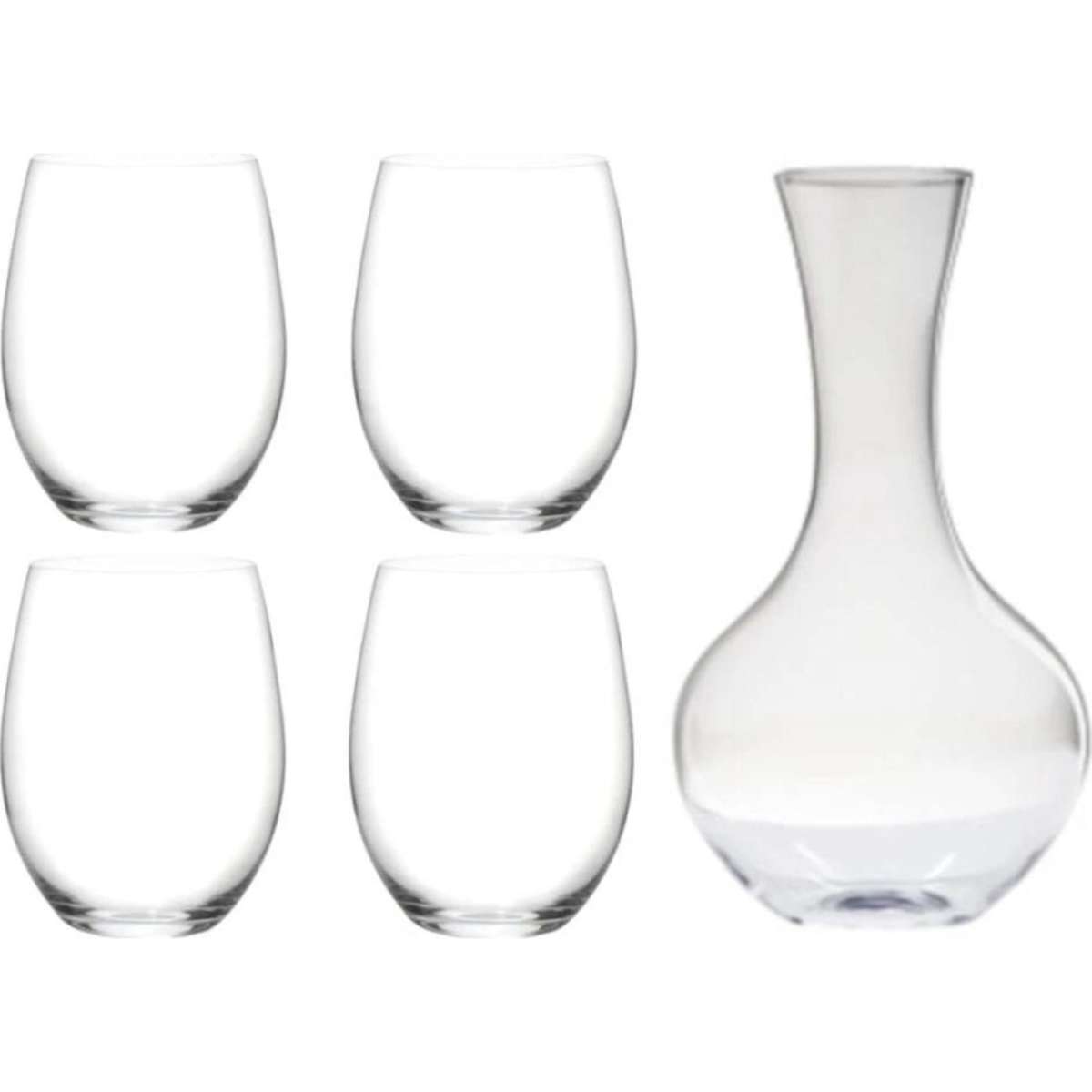 Riedel 'O' Cab Set of 4 + Decanter Woolworths