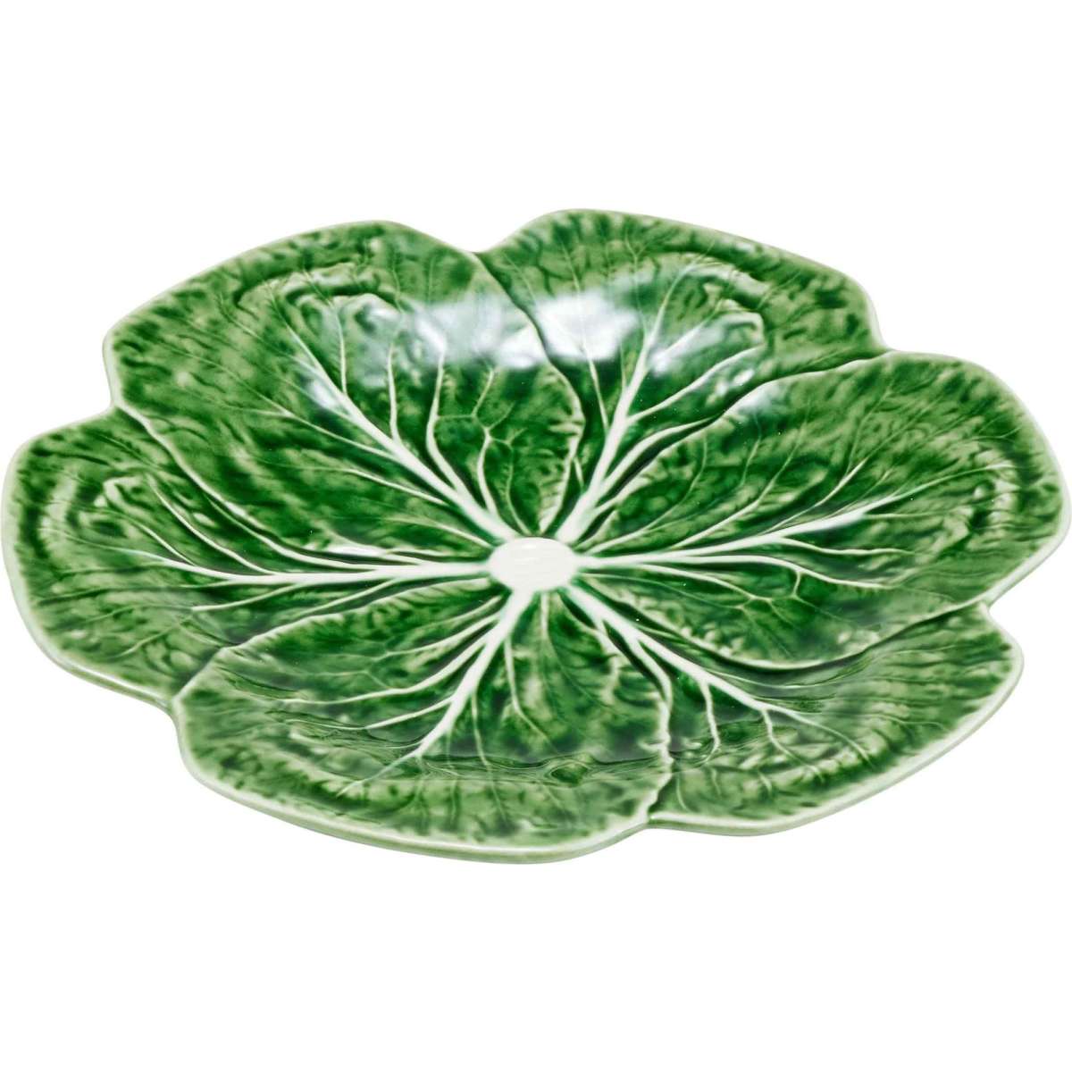 Bordallo Pinheiro Green Cabbage 26.5cm Round Plate 26.5cm Woolworths