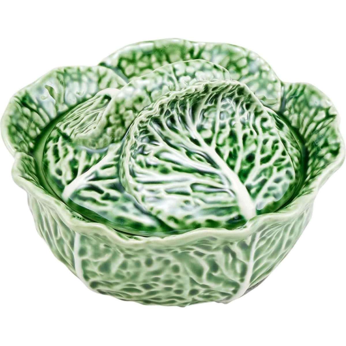 Bordallo Pinheiro Green Cabbage Small Tureen 400ml Woolworths