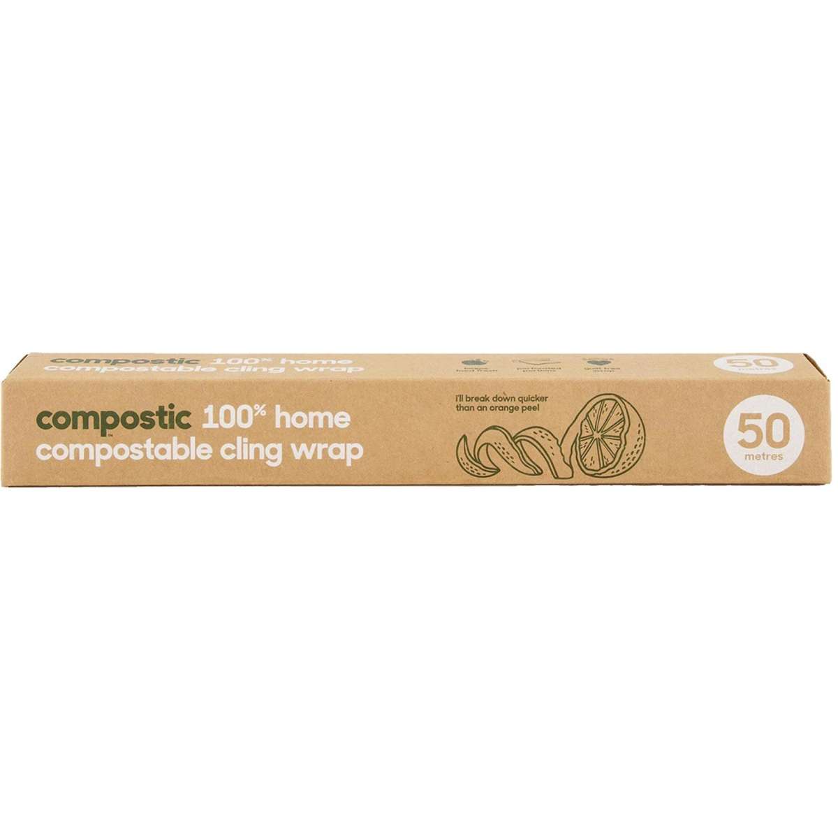 Compostic Home Compostable Cling Wrap 50 Metres Woolworths