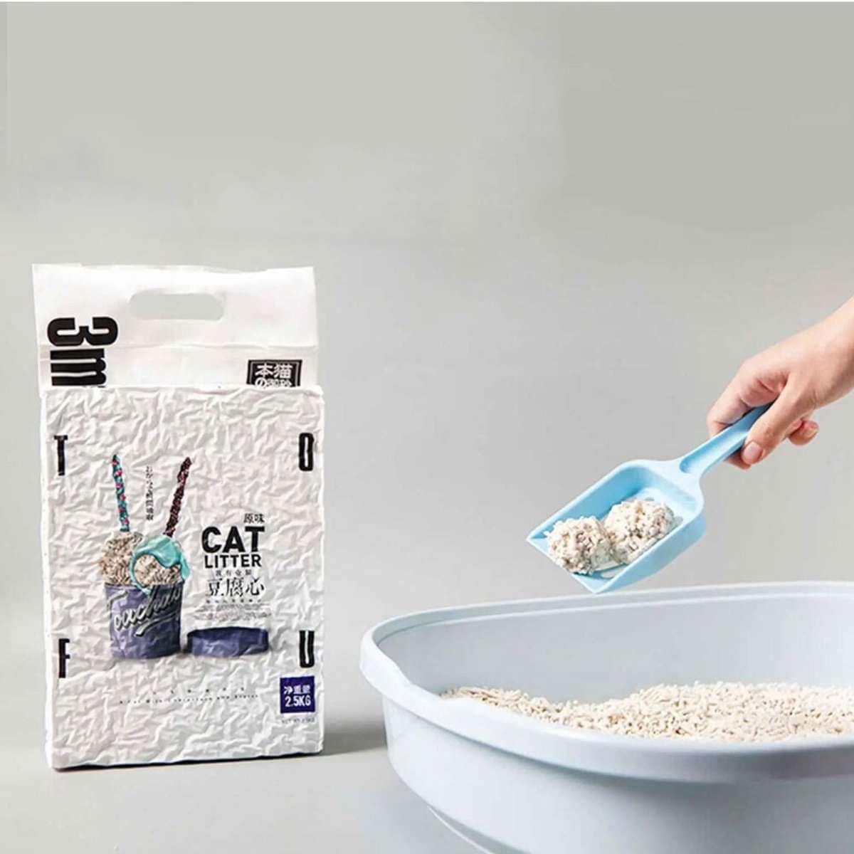 Touchcat Tofu Absorbent and Clumping Cat Litter 2.5kg Woolworths