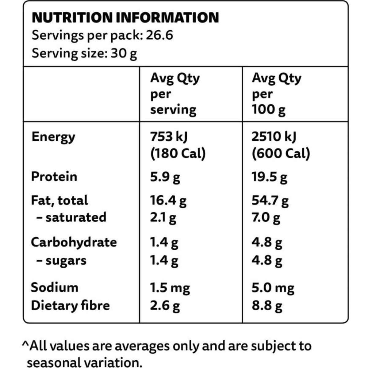 Pbco Almond Meal Premium Australian 800g Woolworths