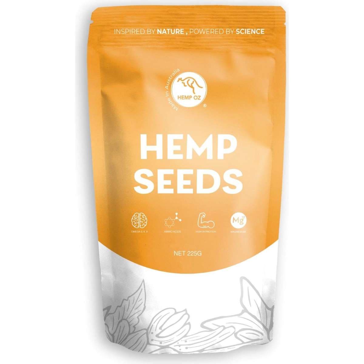 Hemp Oz Hemp Seeds 225g Woolworths