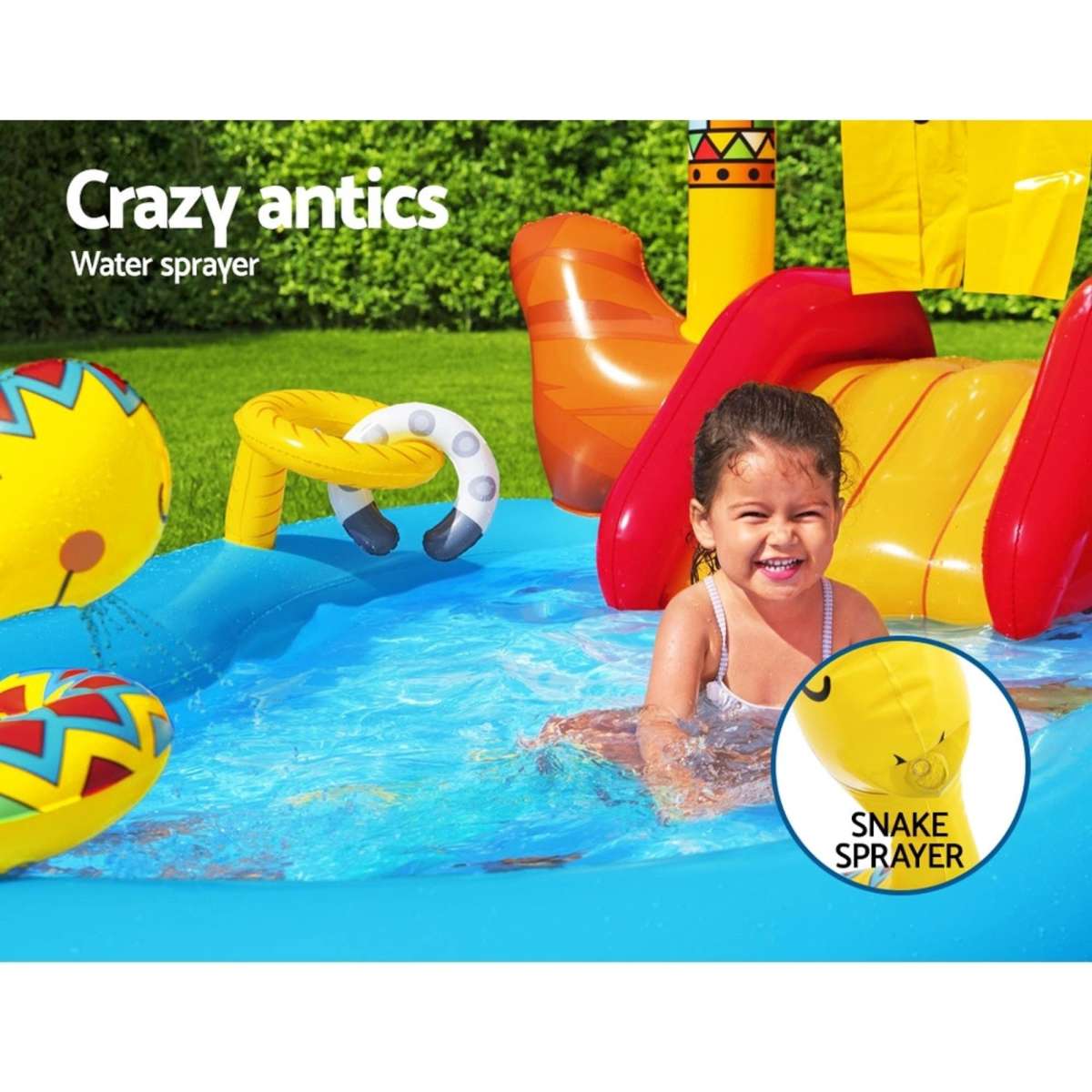 Bestway Swimming Pool Above Ground Inflatable Kids Play Wild West Pools Toy Game Woolworths
