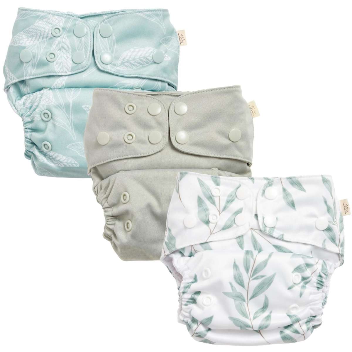 EcoNaps Reusable Eco Cloth Nappy 3 Pack - Native | Woolworths