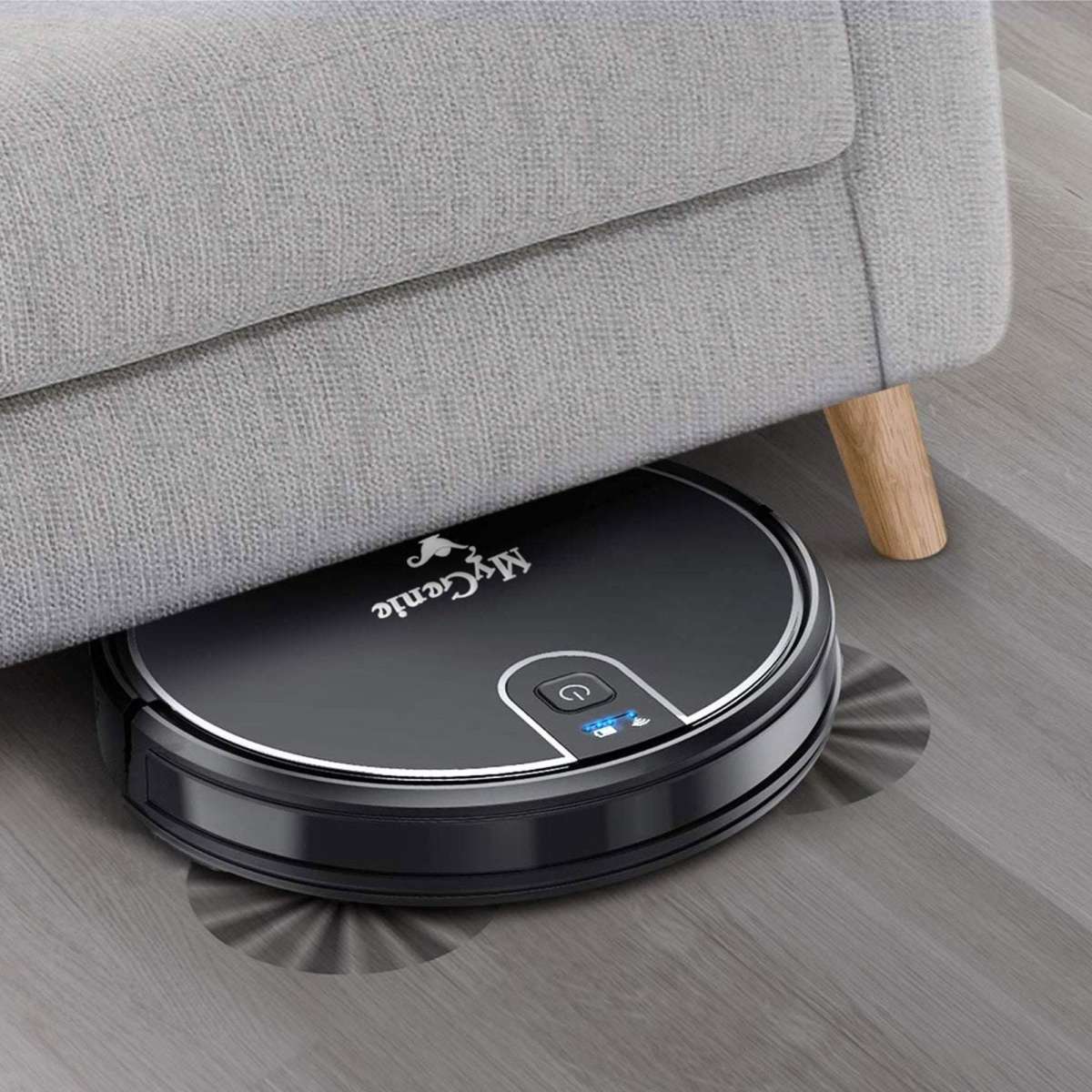 MyGenie XSonic Wifi Pro Robotic Vacuum Cleaner Wet Dry Black Woolworths