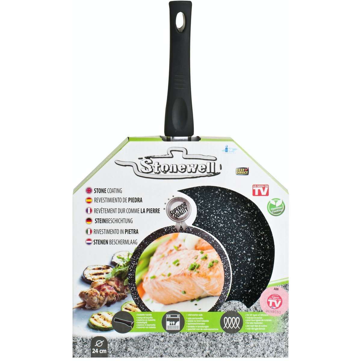 Stonewell 24cm Pan Kitchen Non Stick Cookware Frypan Woolworths