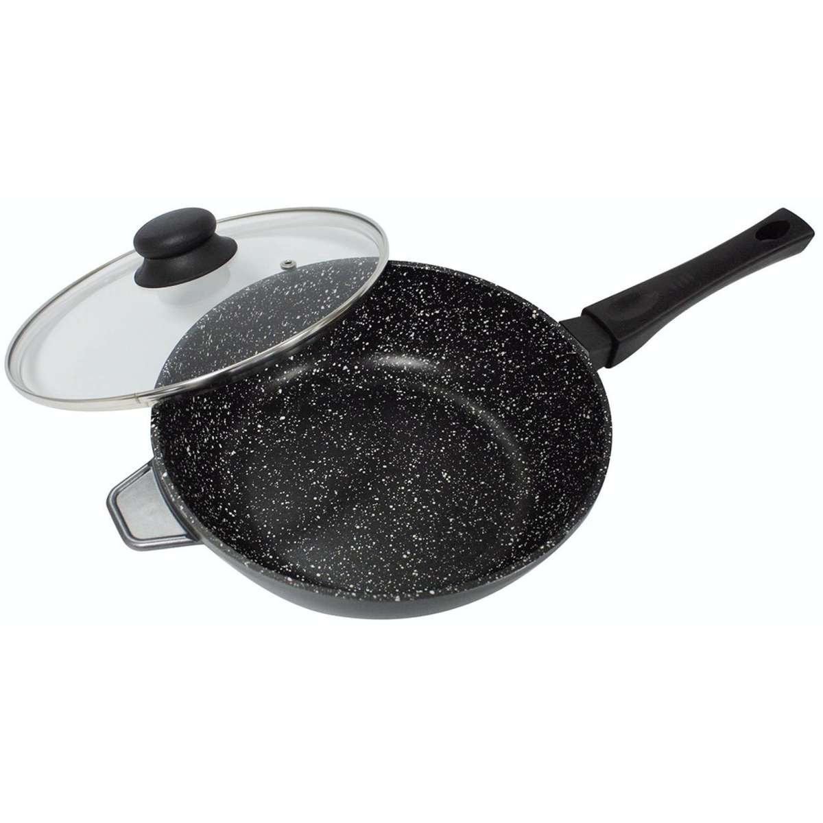 Stonewell Deep Pan 28cm With Lid Non Stick Cookware Kitchen Woolworths