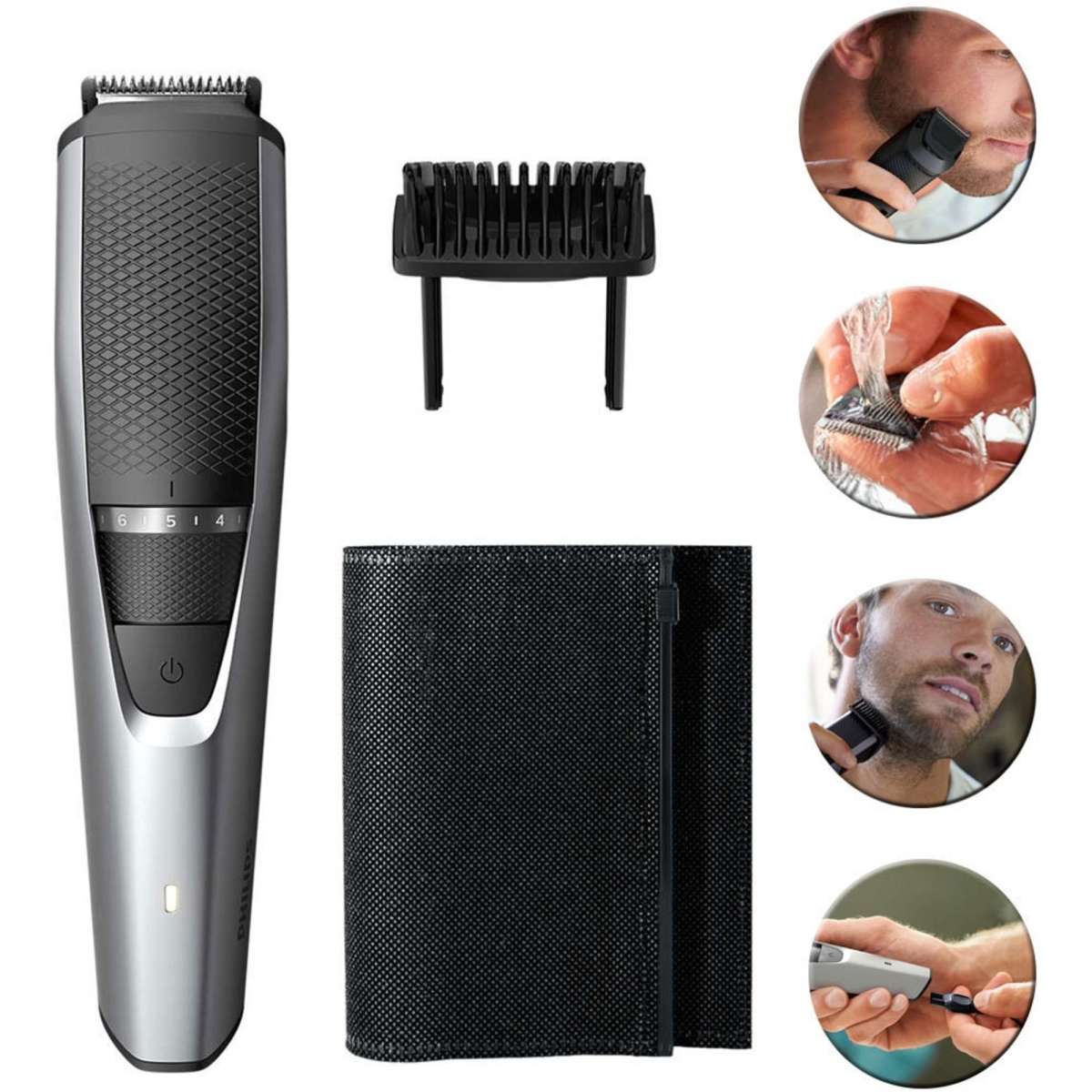 Philips Series BT3216/14 3000 Beard Trimmer Black | Woolworths