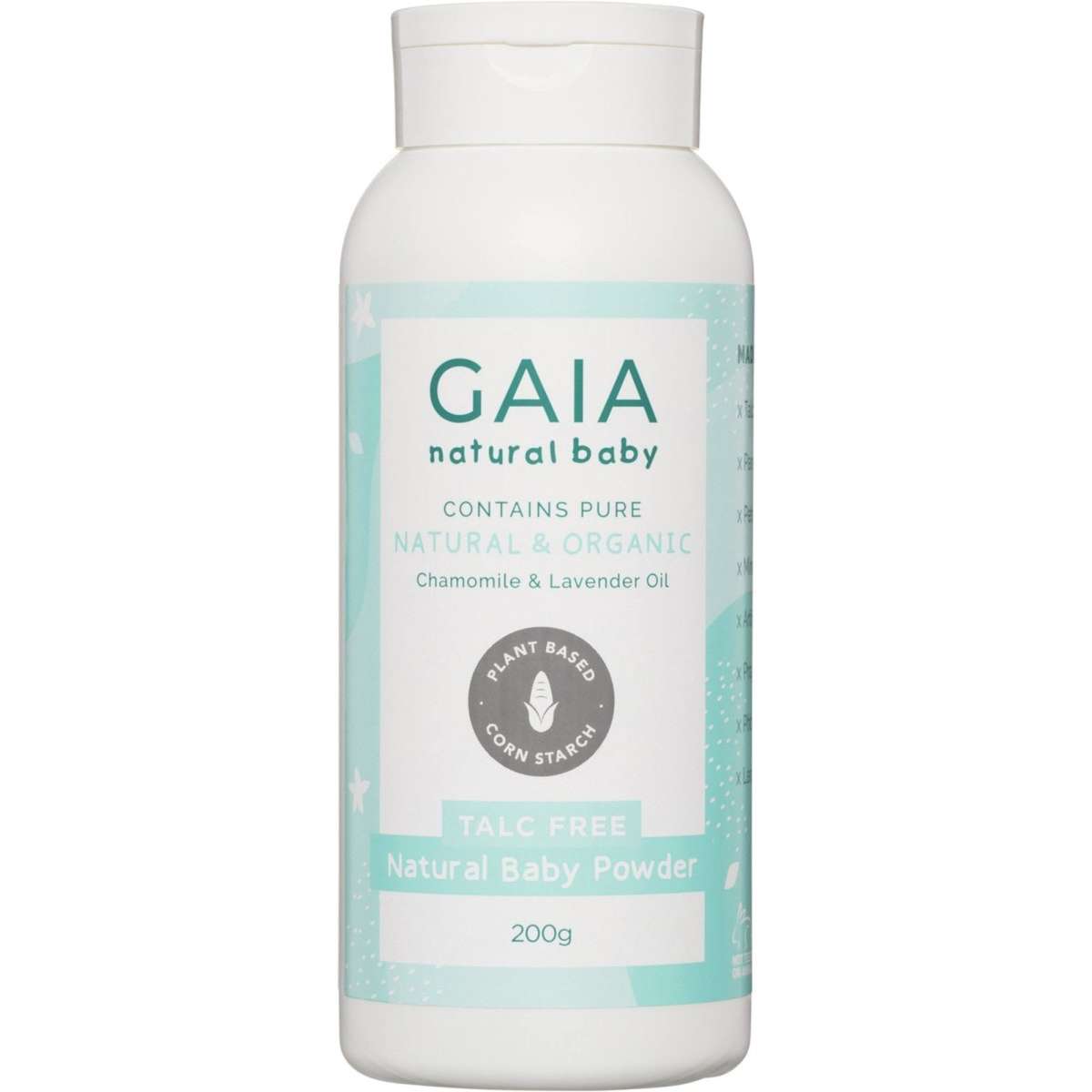 Gaia Baby Powder 200g Woolworths