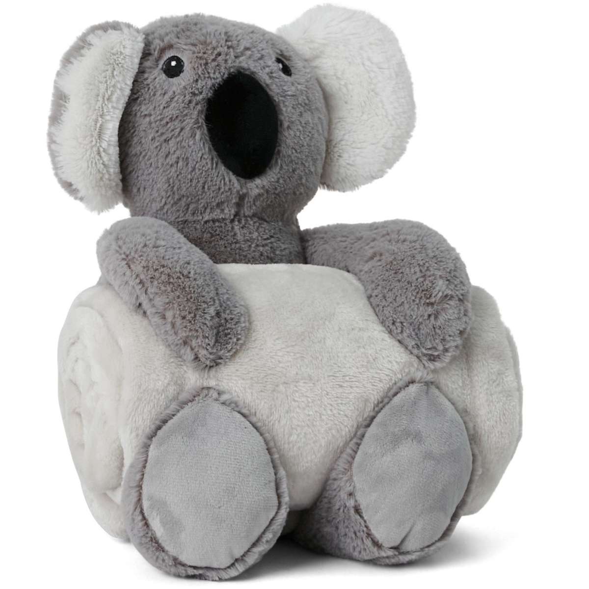 Dymples Koala Toy & Blanket Grey Woolworths