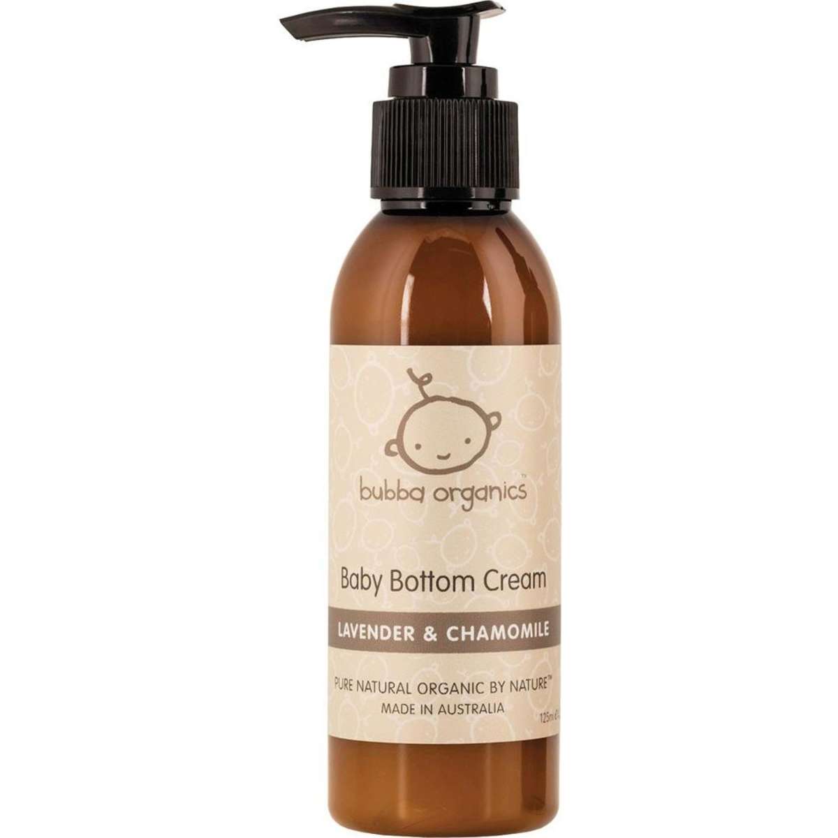 Bubba Organics Lavender & Chamomile Natural Baby Bottom Cream 125ml ...