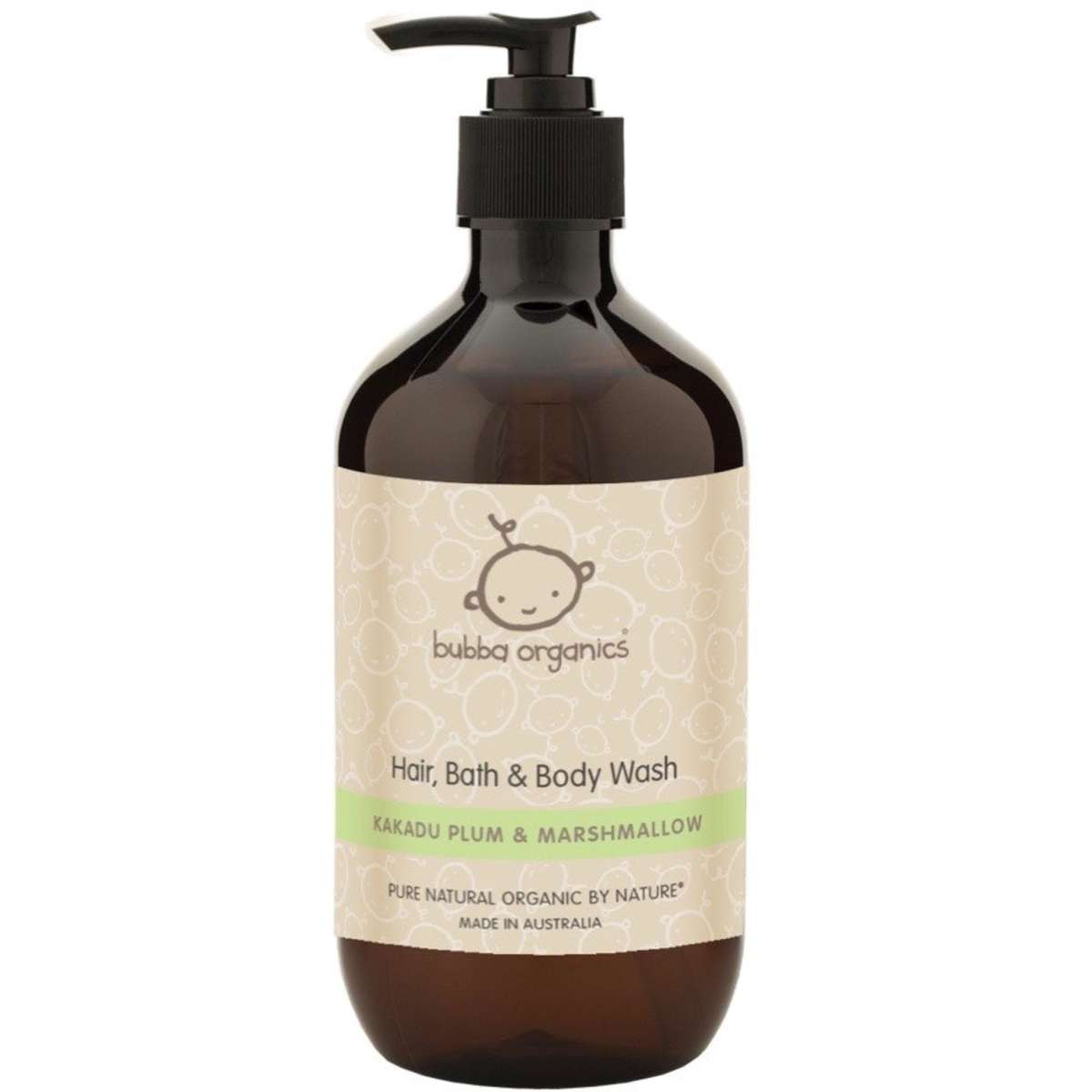 Bubba Organics Kakadu Plum & Marshmallow Natural Shampoo & Body Wash ...